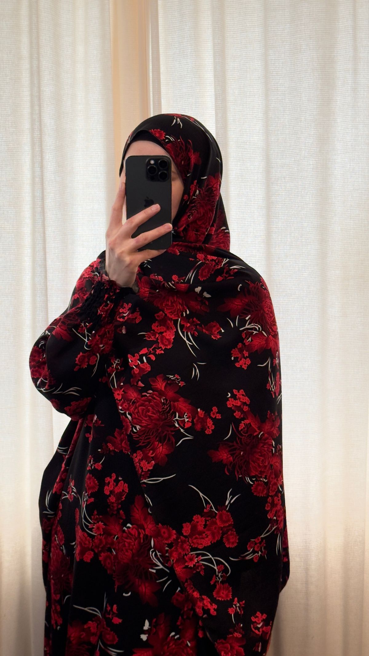 🌸 Soft Floral floor length Salah Dress 🌸