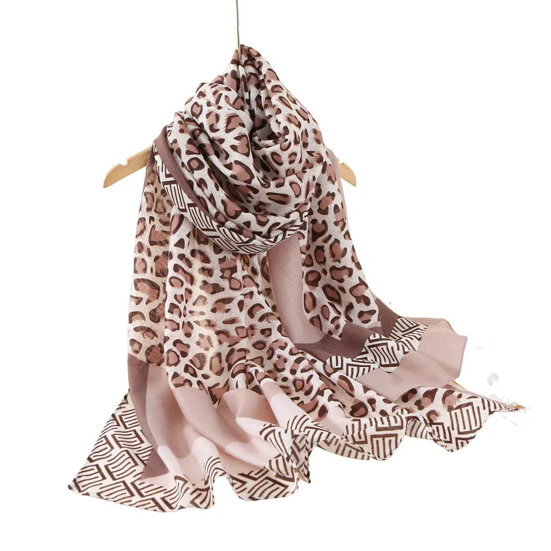 ✨ Animal Print Luxe Viscose Scarf ✨