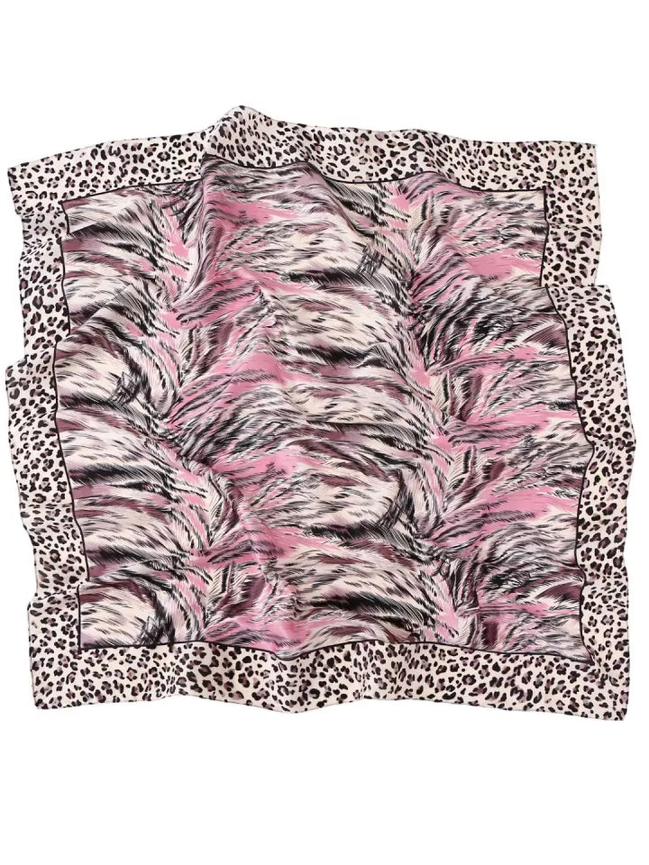 Pink Wild Square Scarf