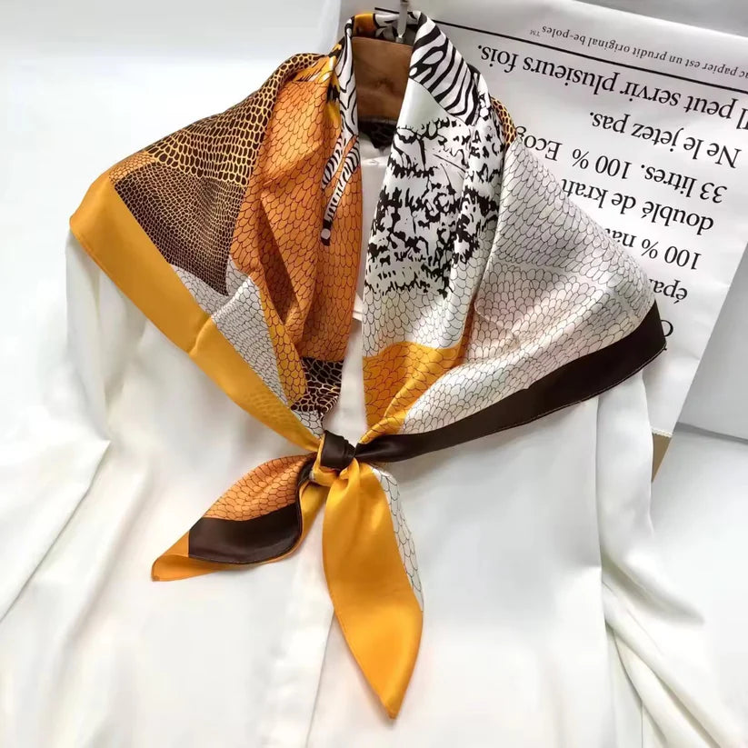 Falcon Heights Printed Square Scarf