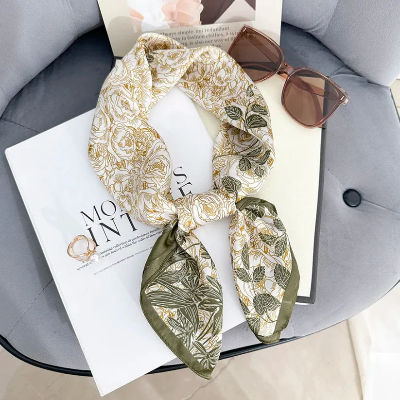 Lasso Grace Silk Square Scarves 70 CM