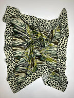 Green Wild Square Scarf