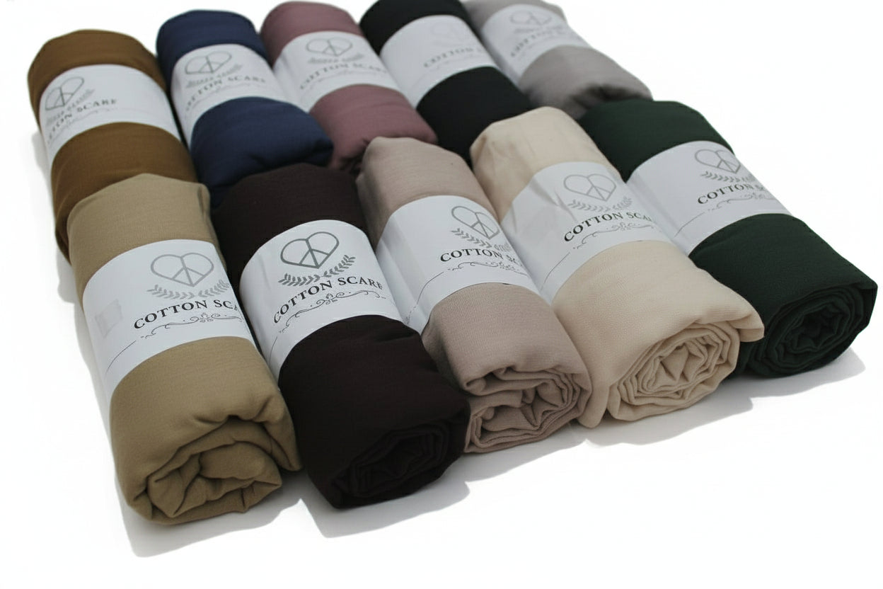 Korean butter cotton hijab