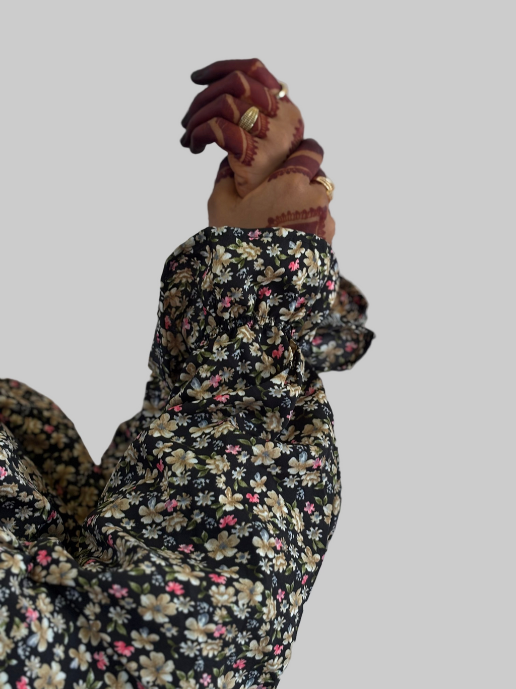 Graceful Floral Salah Dress