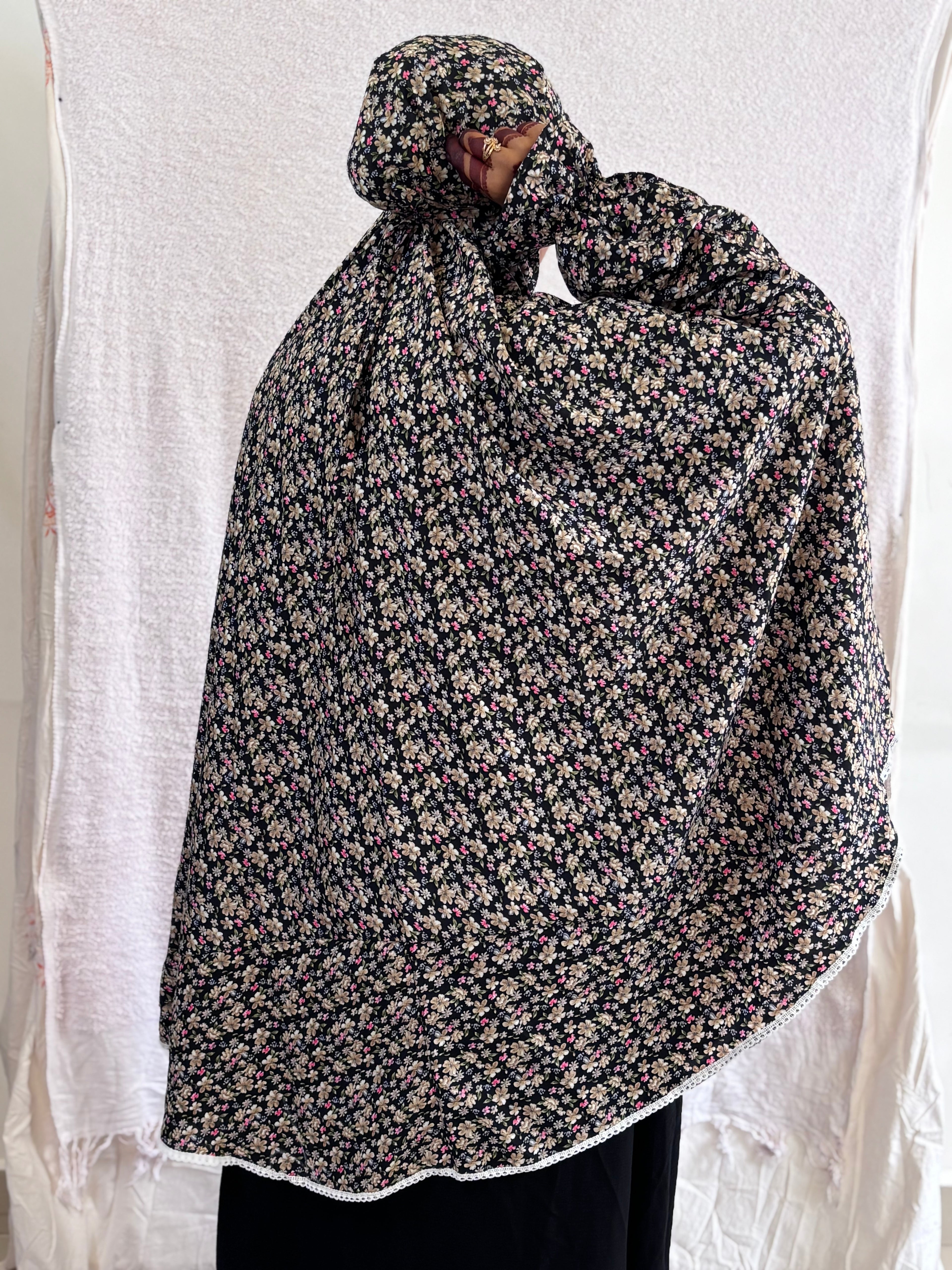 Graceful Floral Salah Dress