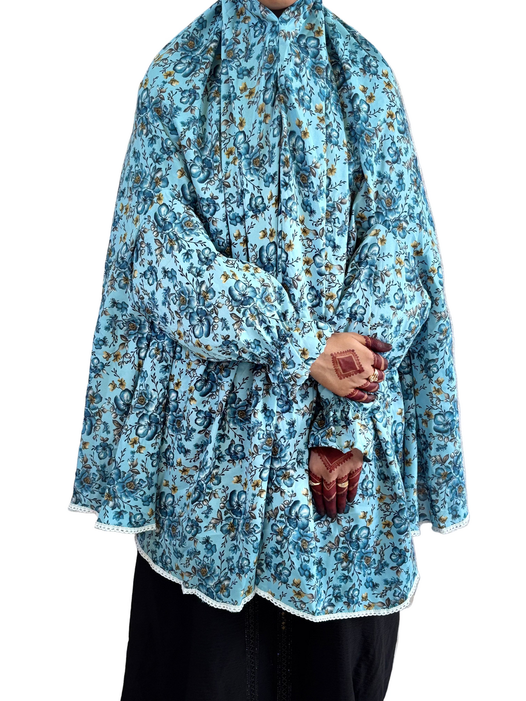 Graceful Floral Salah Dress