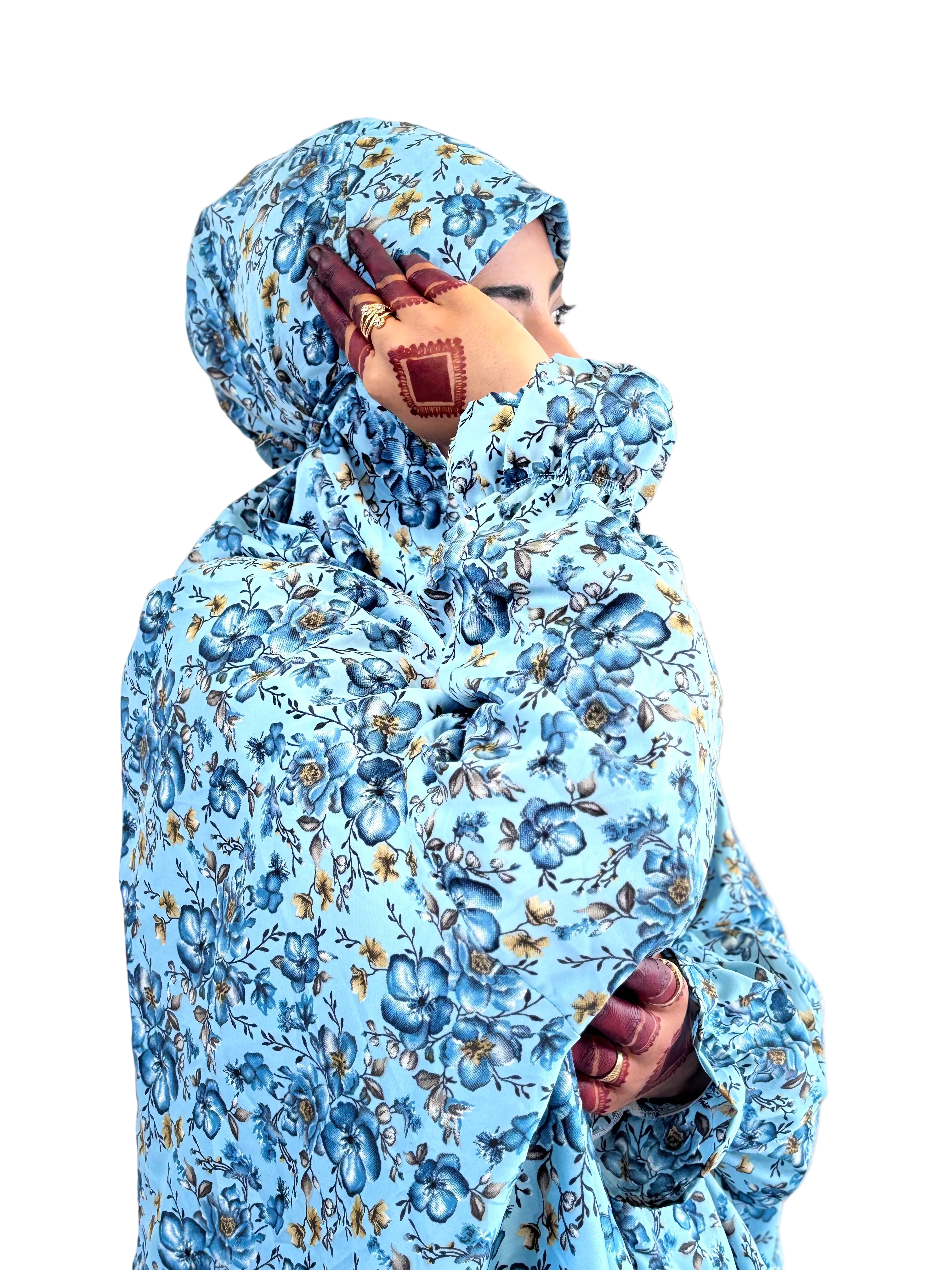 Graceful Floral Salah Dress