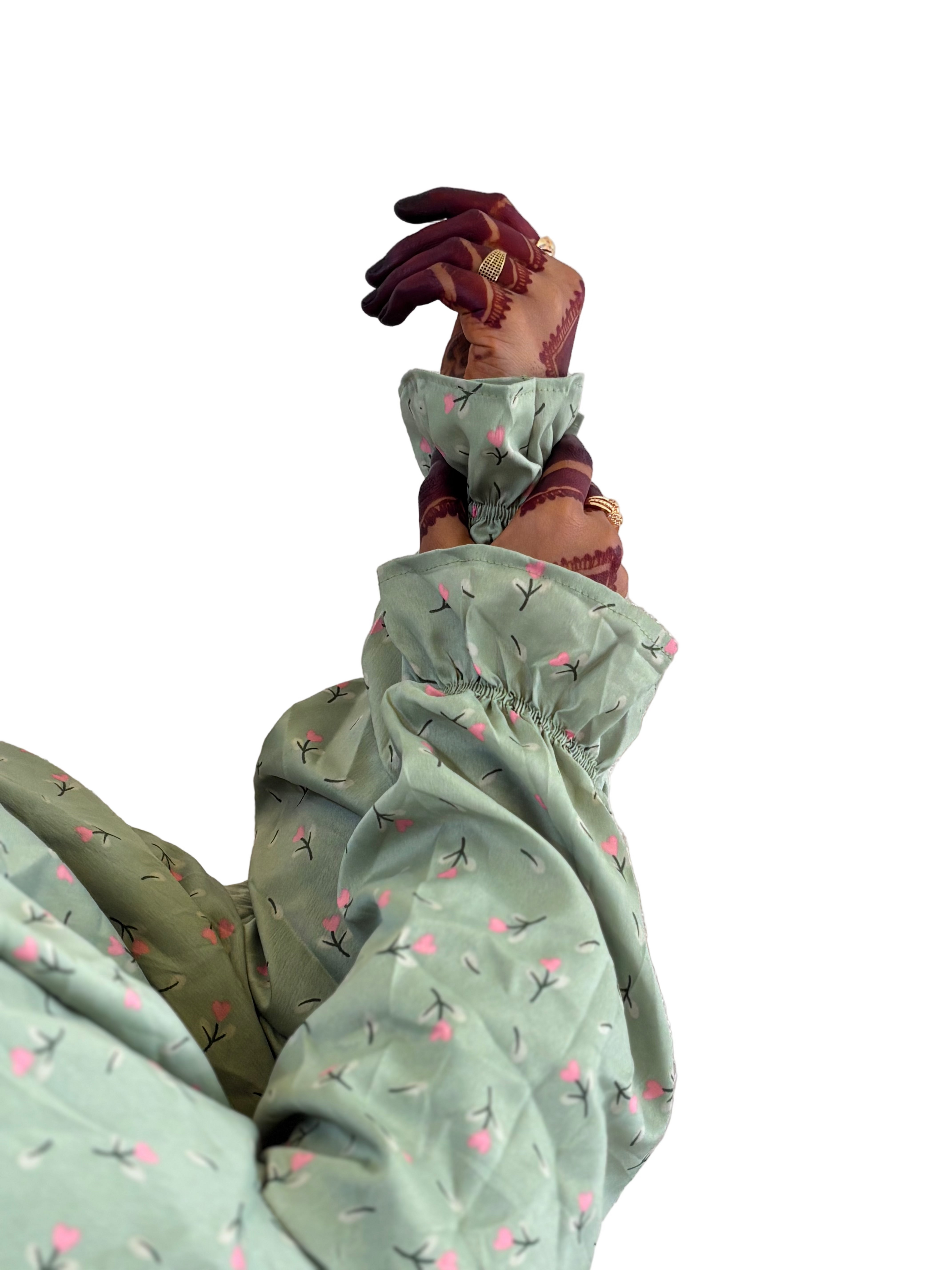 Graceful Floral Salah Dress