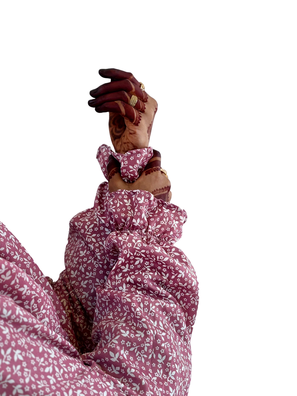 “Graceful Floral Salah Dress”