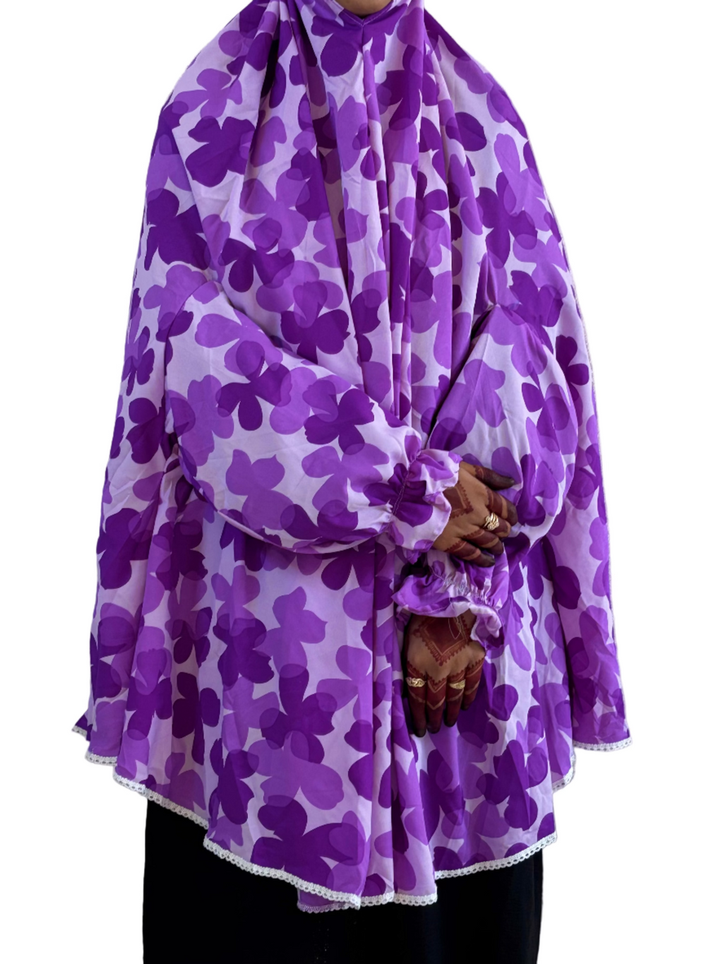 Graceful Floral Salah Dress