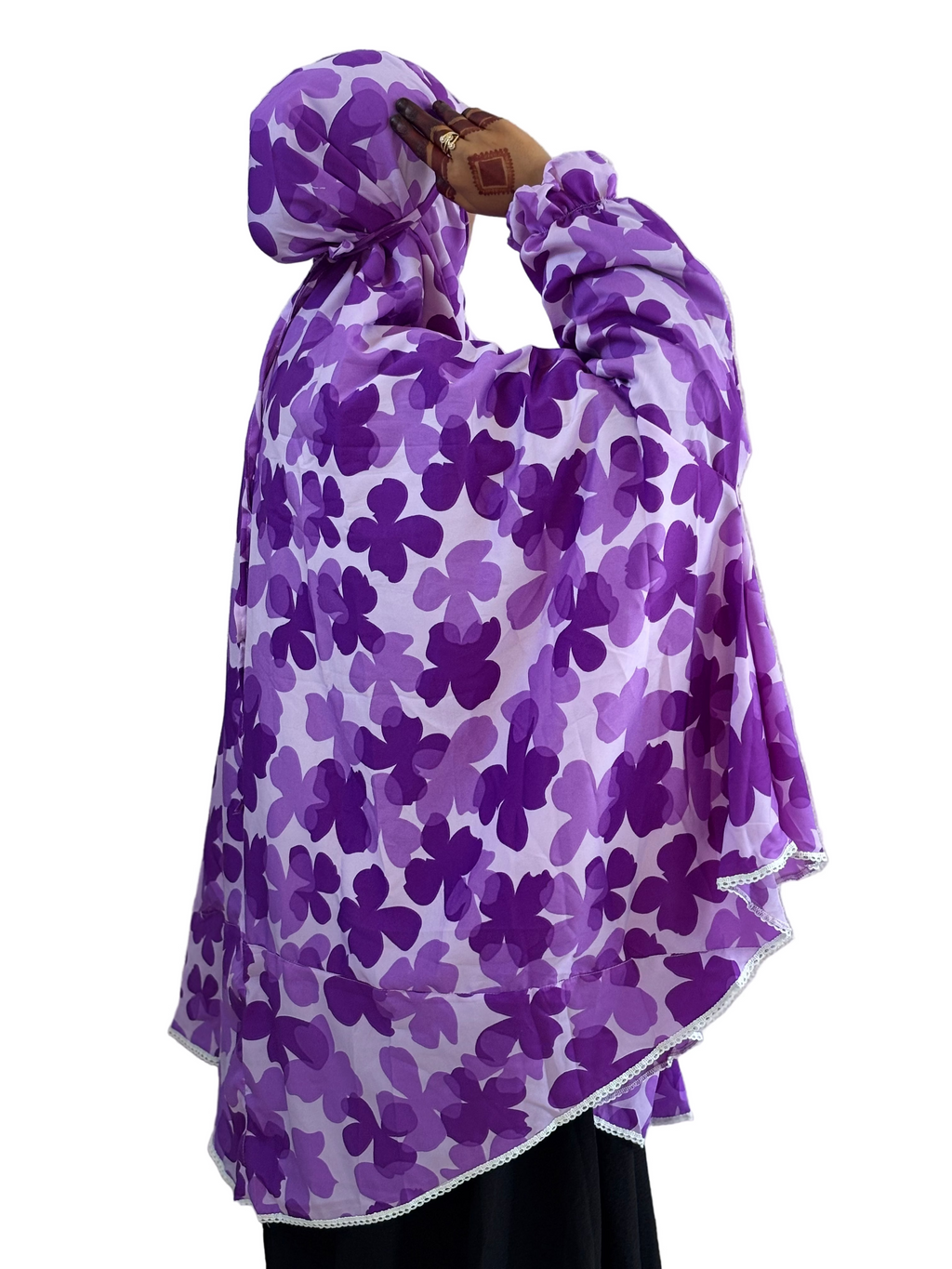 Graceful Floral Salah Dress