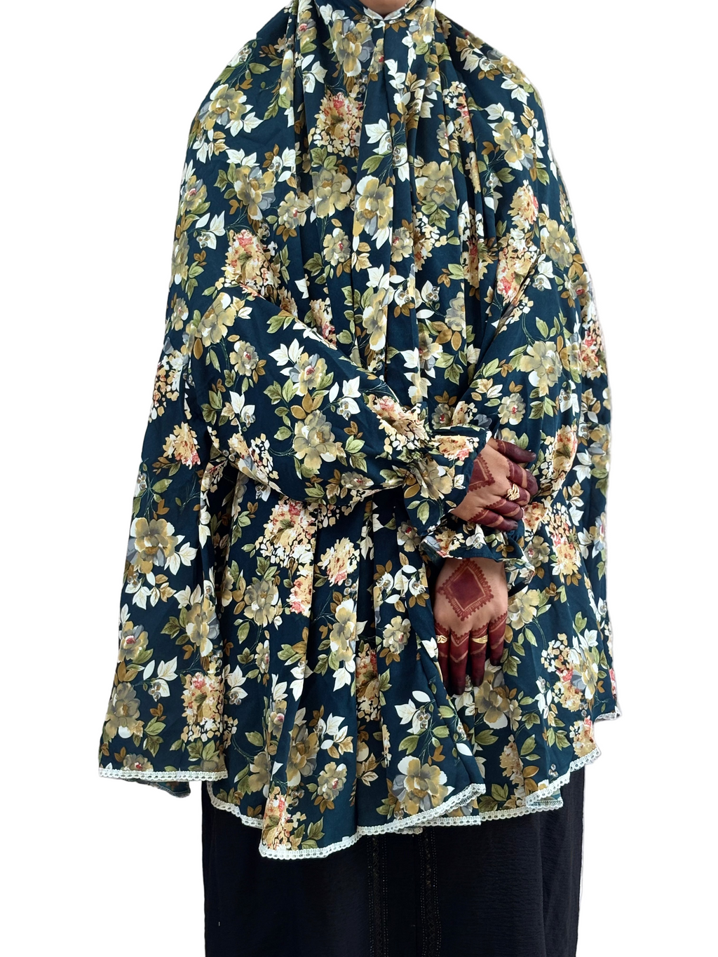 Graceful Floral Salah Dress