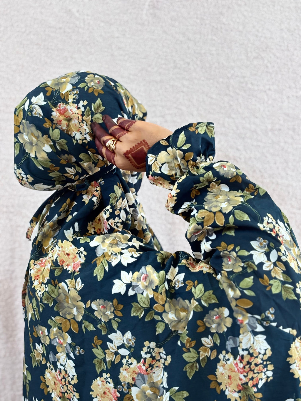 Graceful Floral Salah Dress