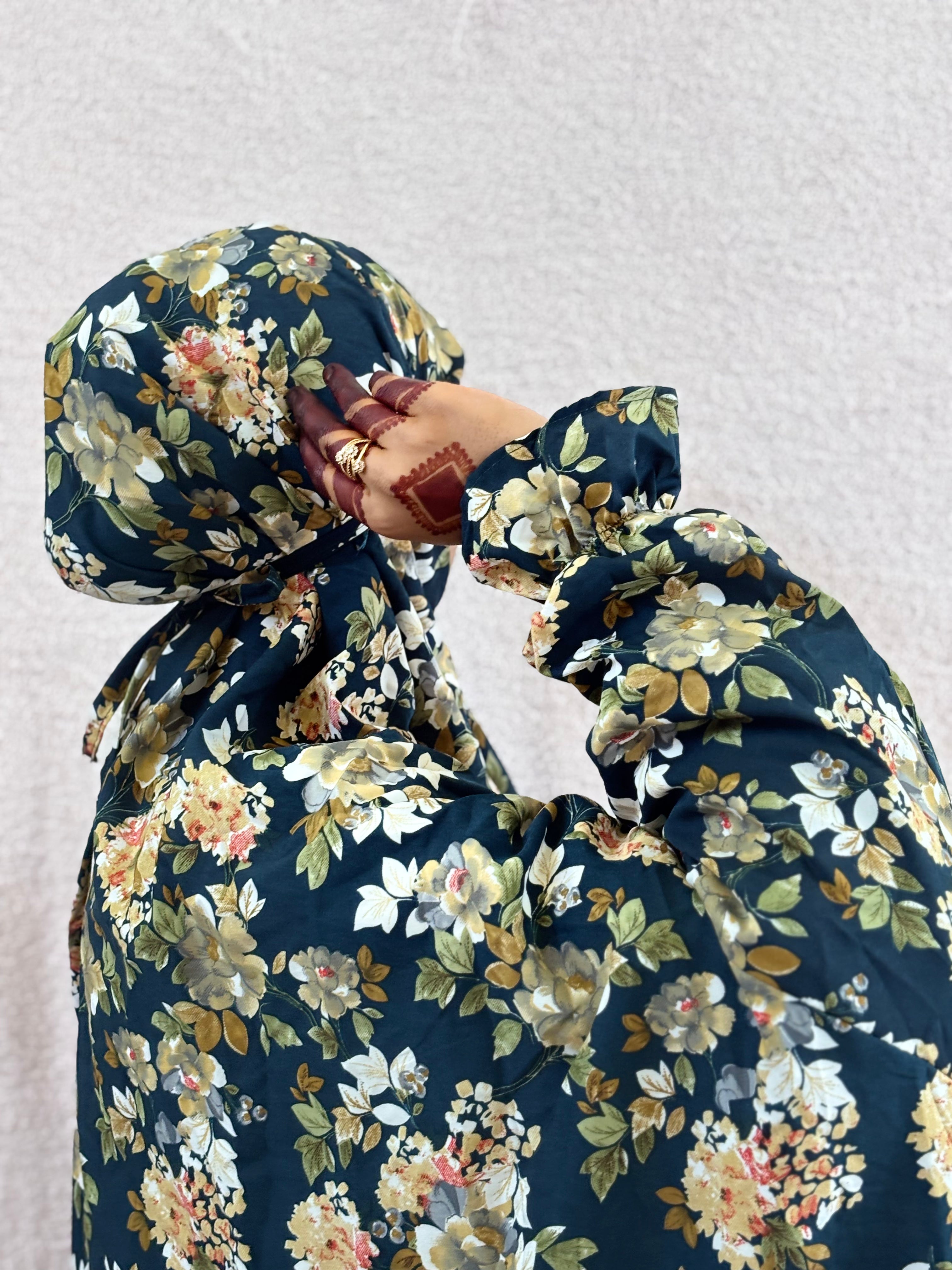 Graceful Floral Salah Dress