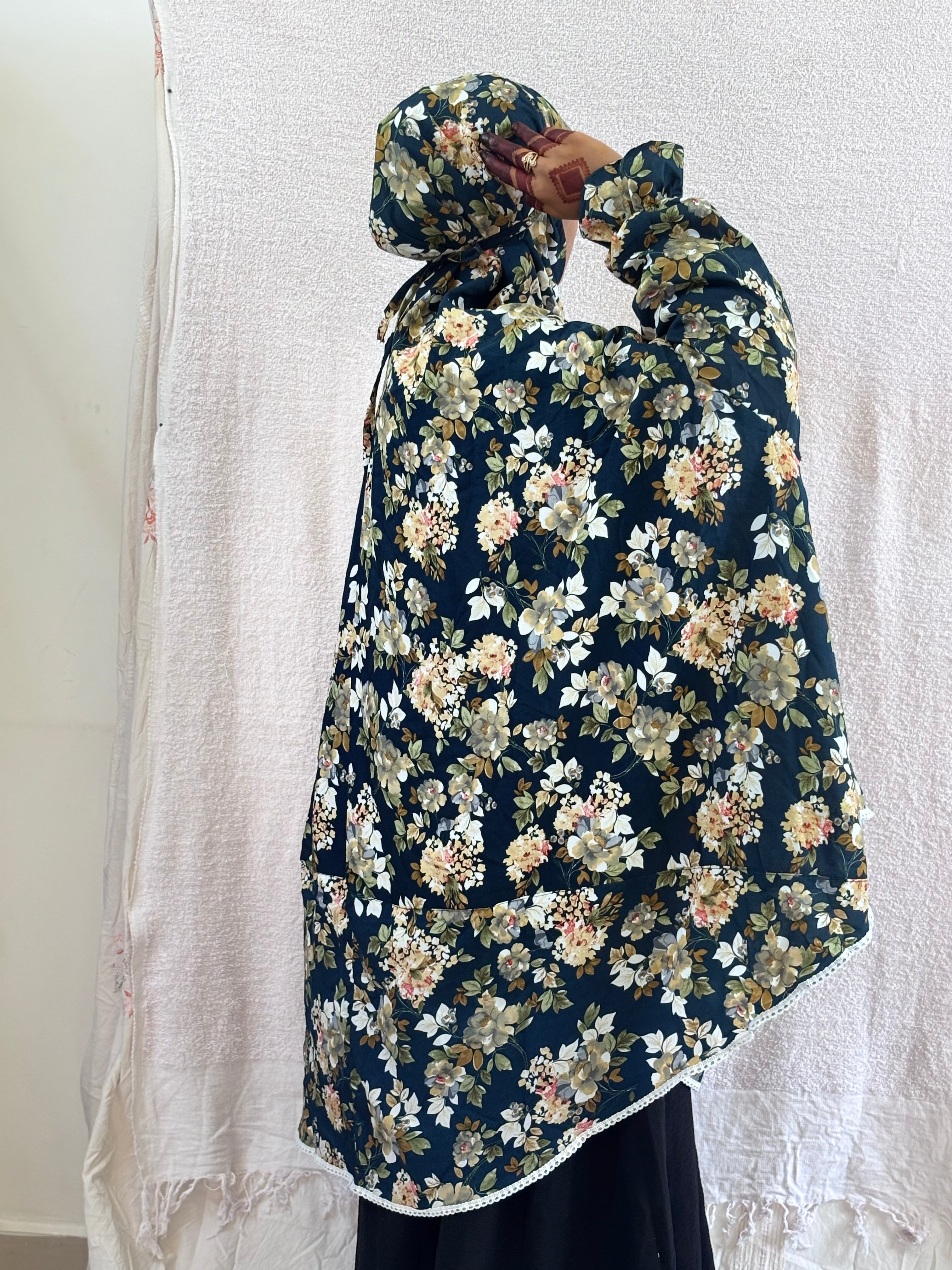 Graceful Floral Salah Dress