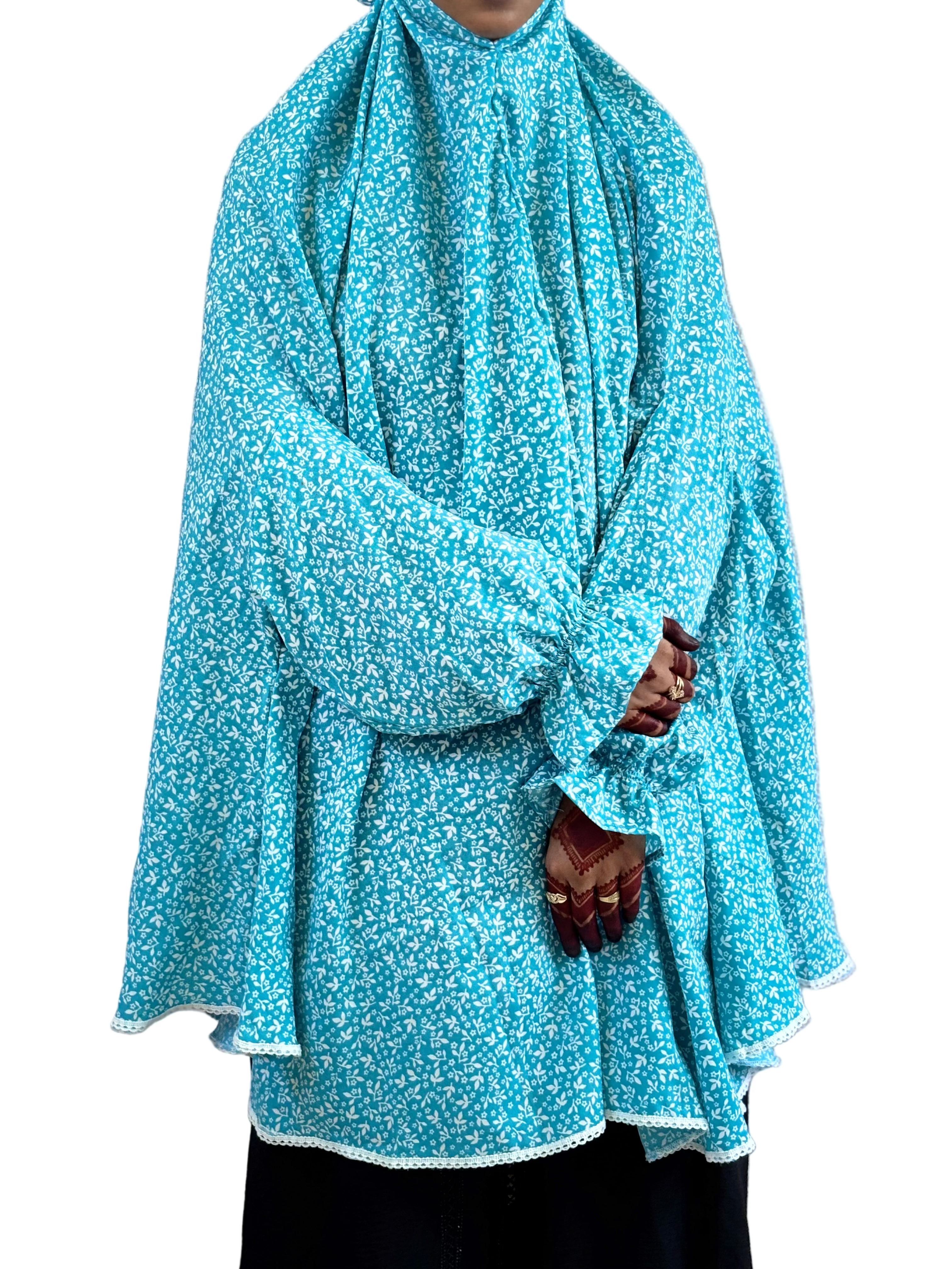 Graceful Floral Salah Dress