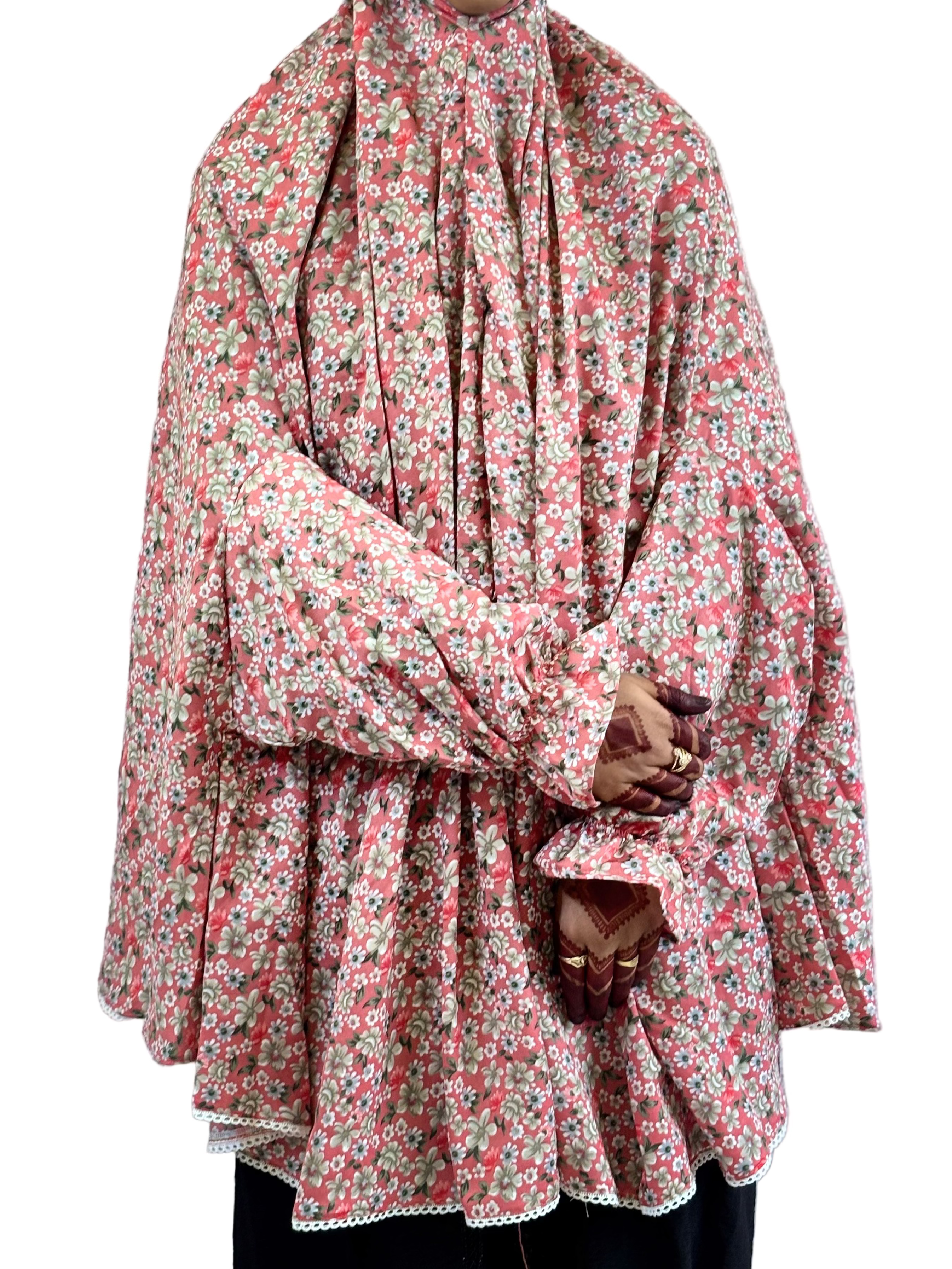 Graceful Floral Salah Dress