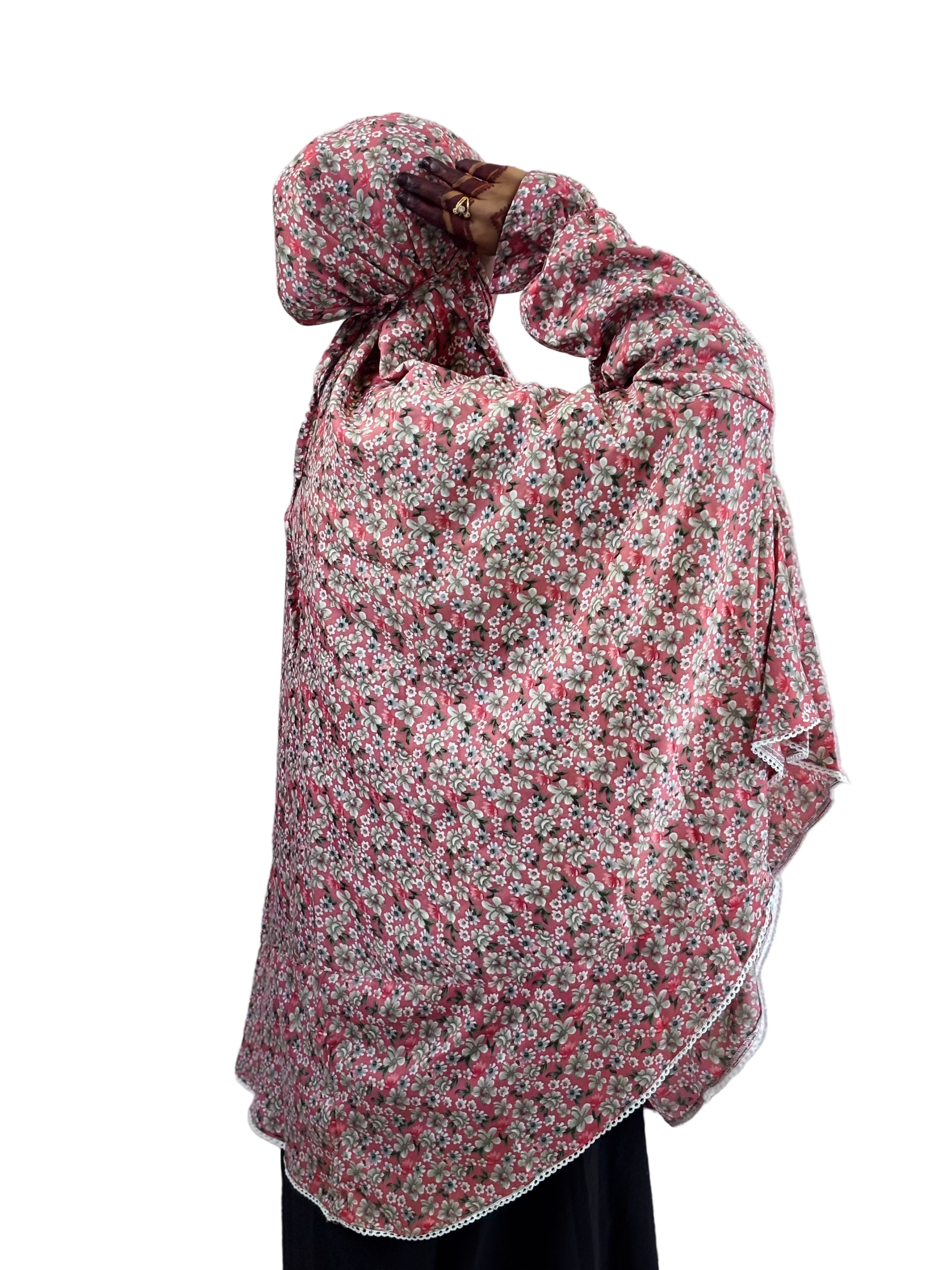 Graceful Floral Salah Dress