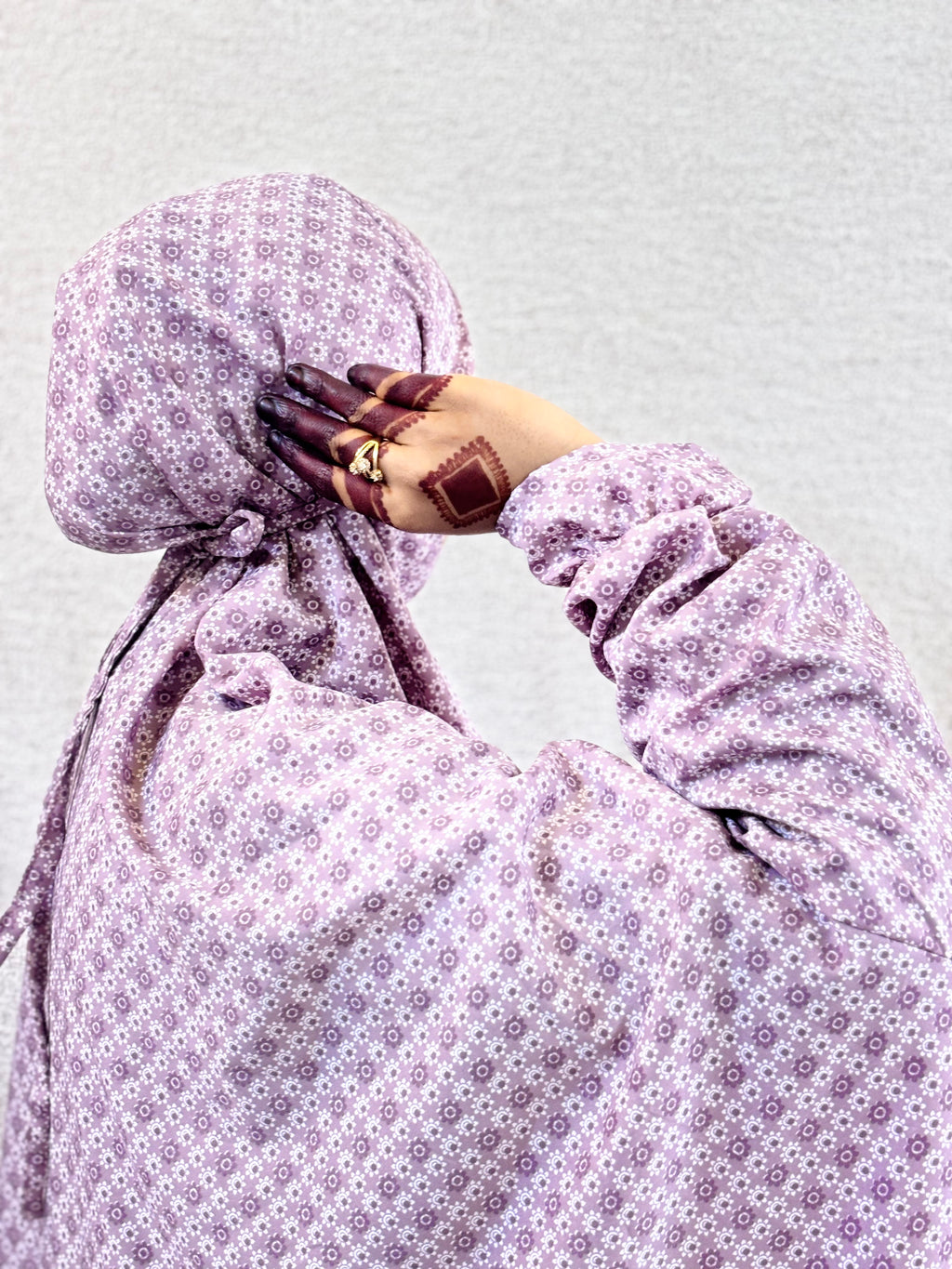 Graceful Floral Salah Dress