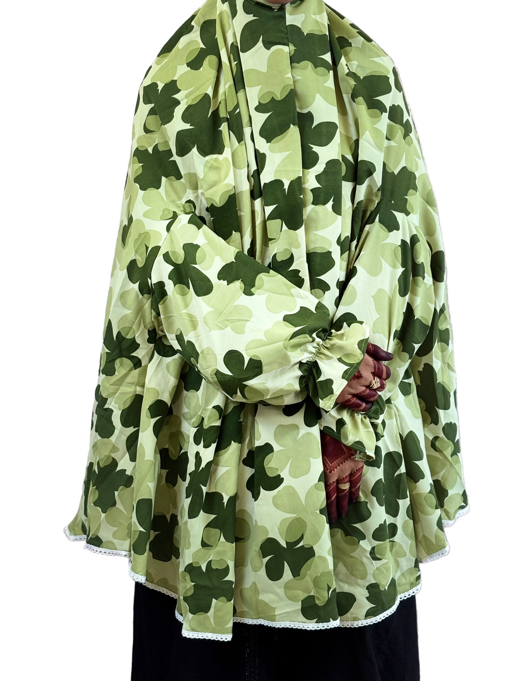 Graceful Floral Salah Dress