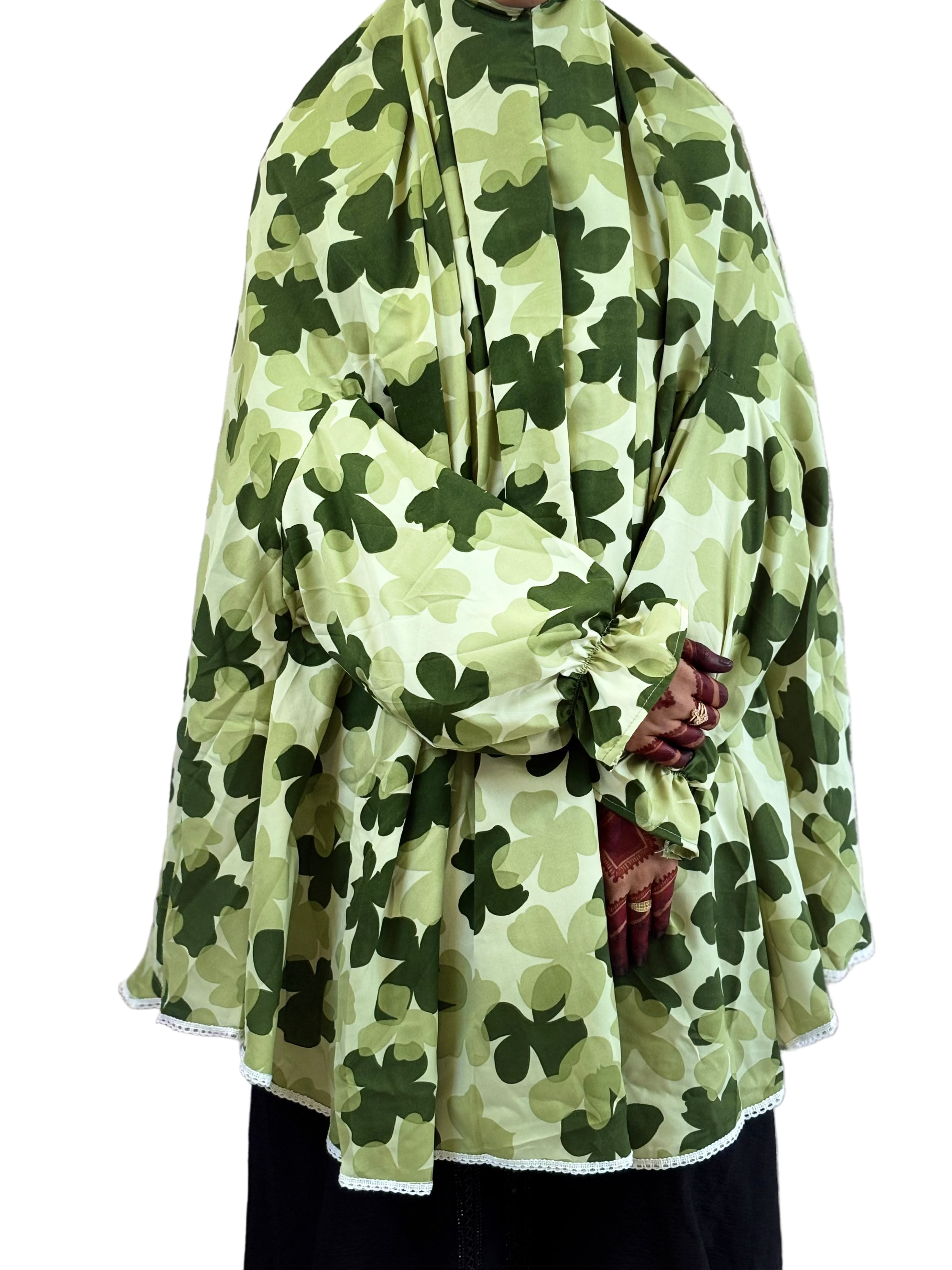 Graceful Floral Salah Dress