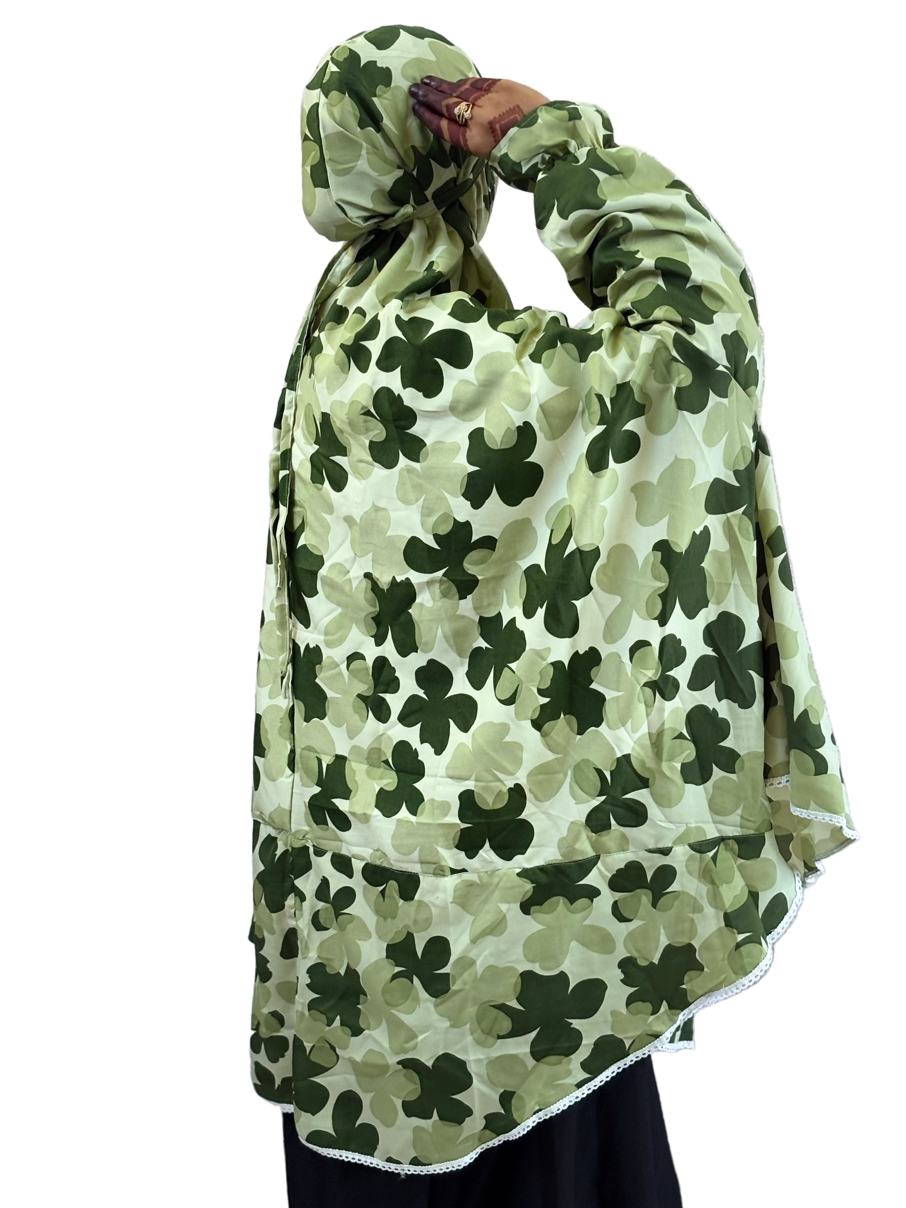 Graceful Floral Salah Dress