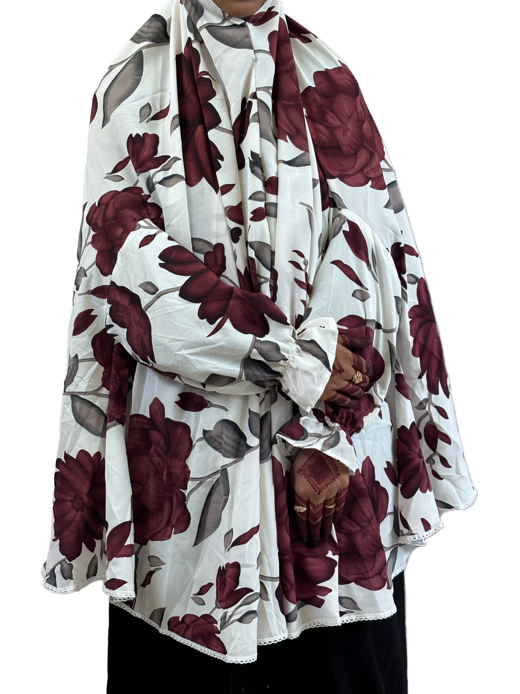 Graceful Floral Salah Dress