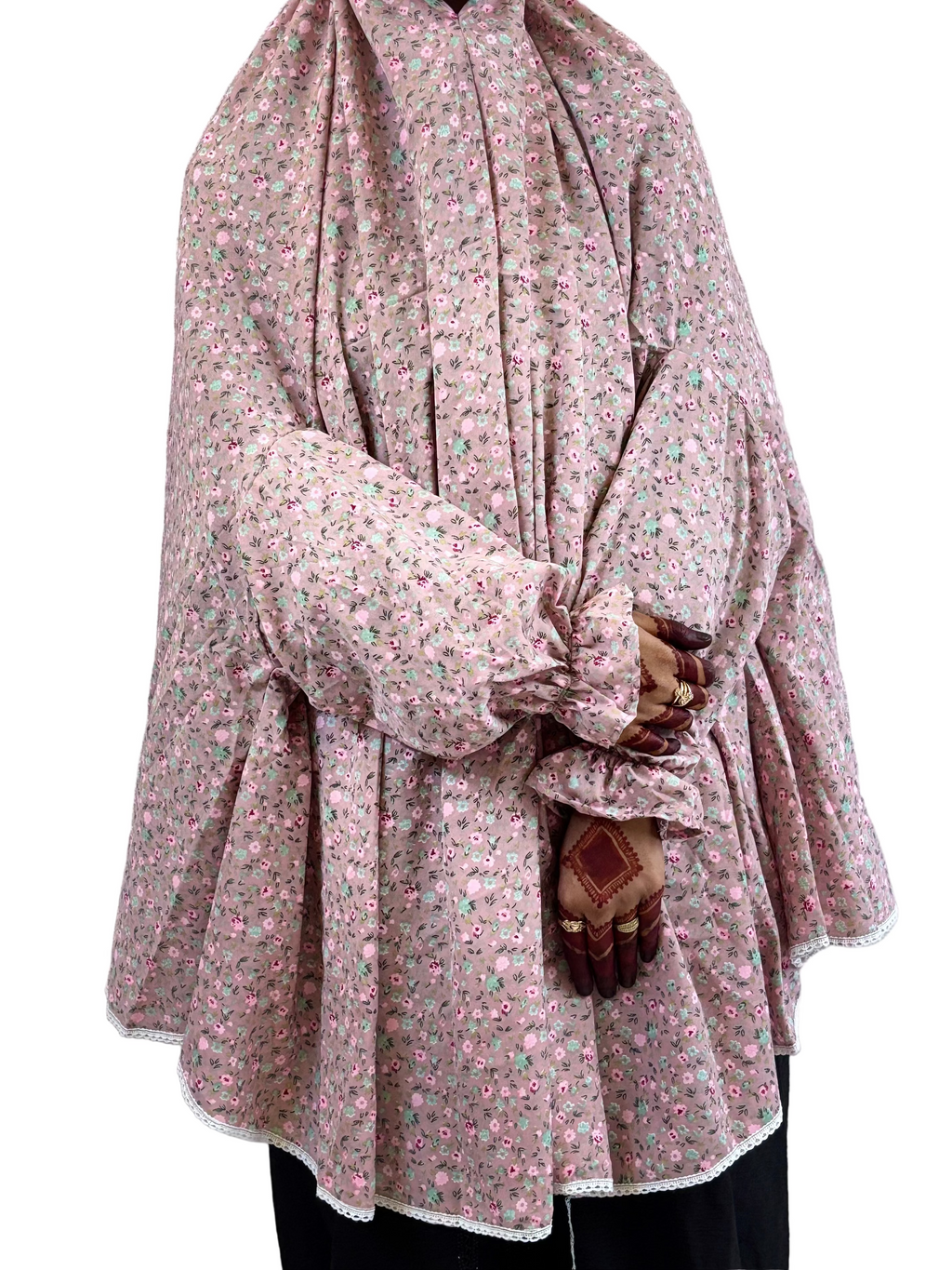 Graceful Floral Salah Dress