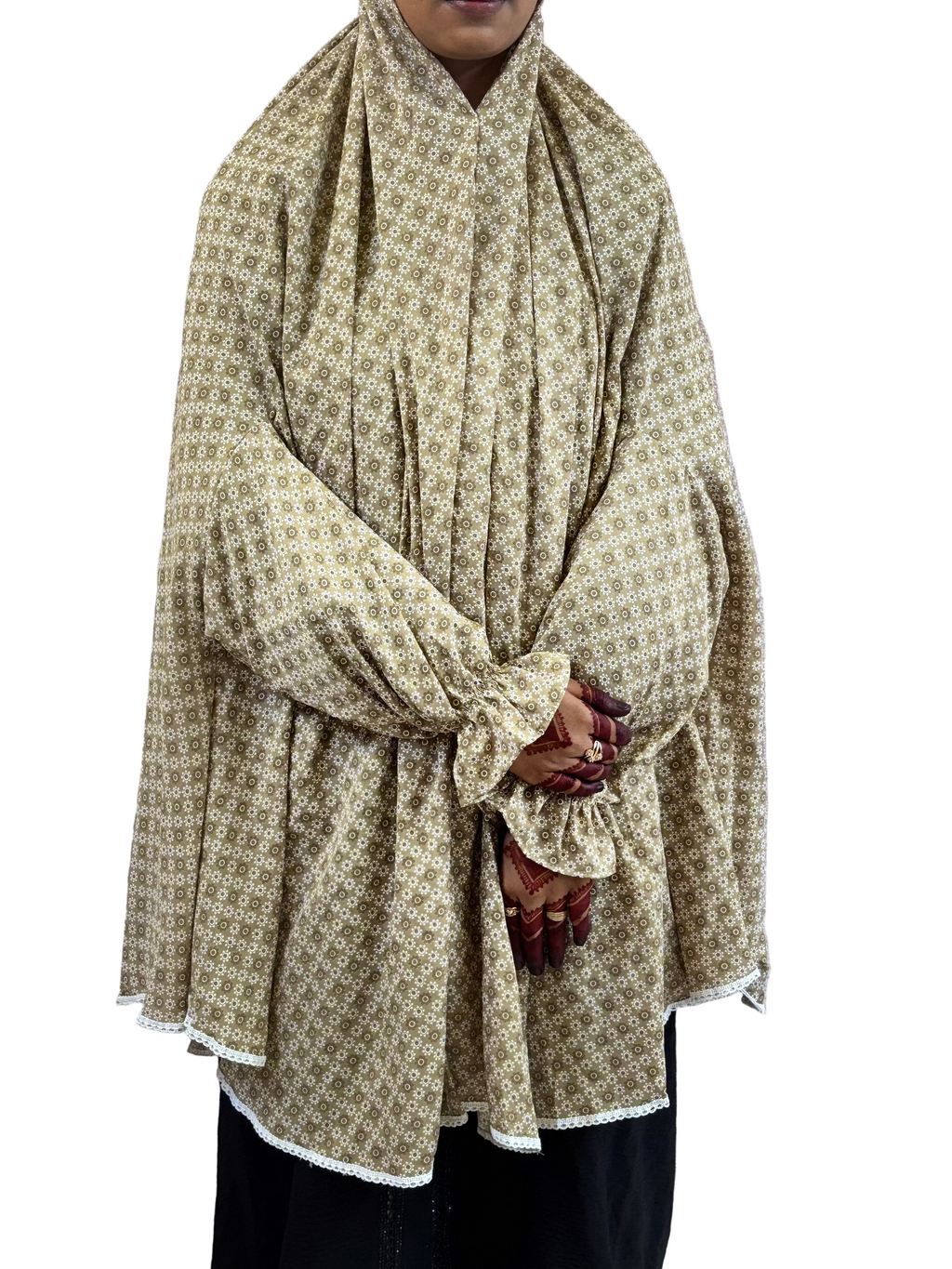 Graceful Floral Salah Dress