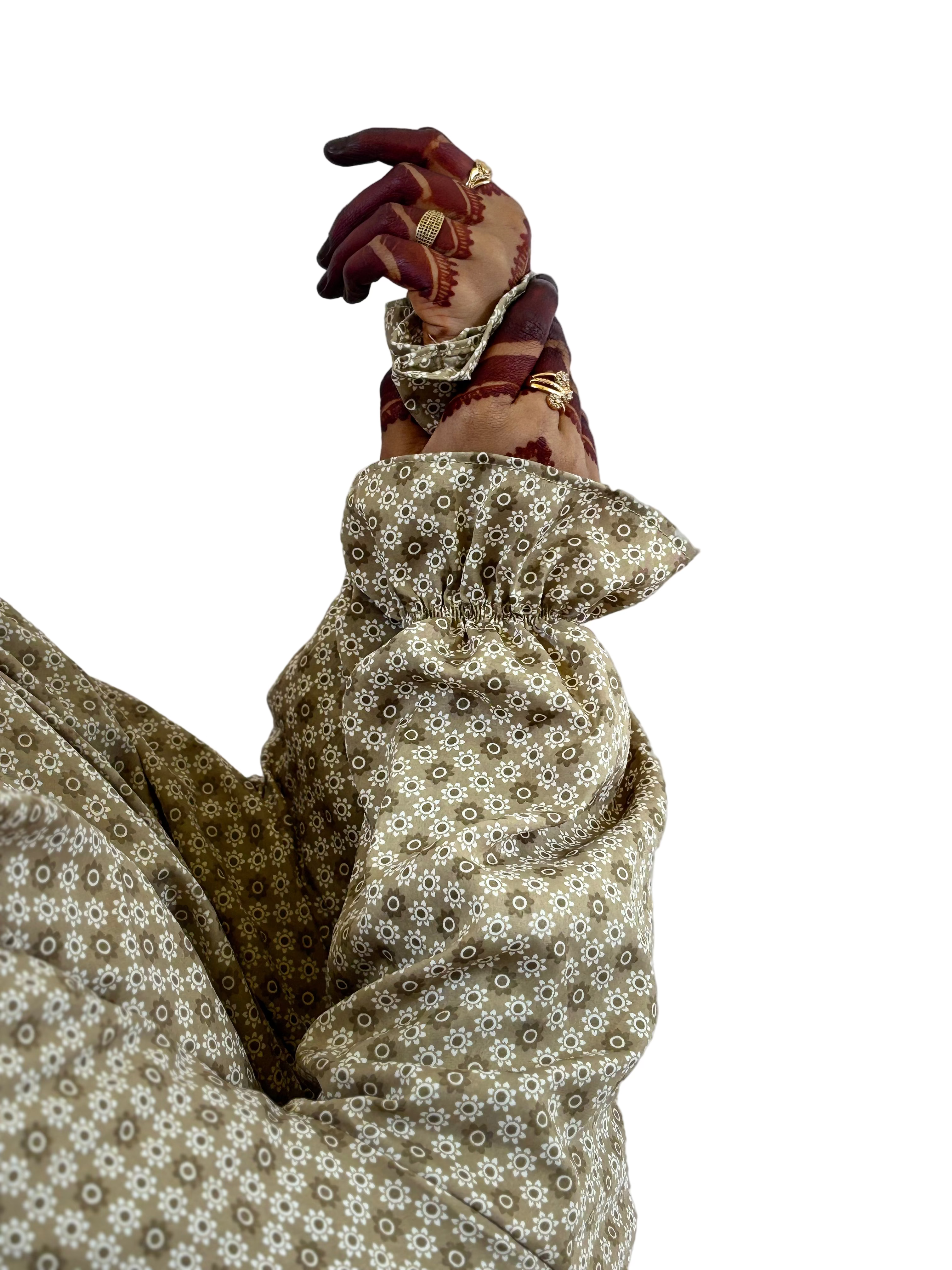 Graceful Floral Salah Dress