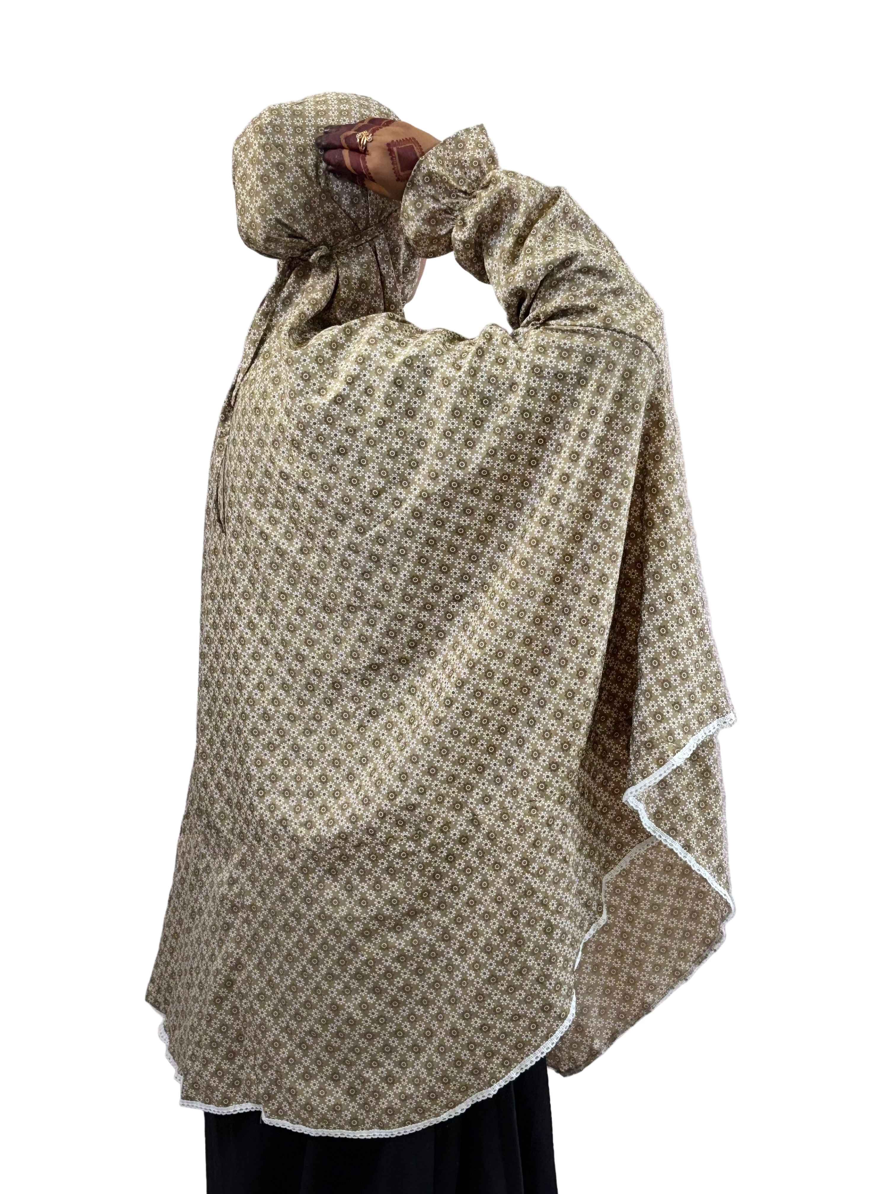 Graceful Floral Salah Dress