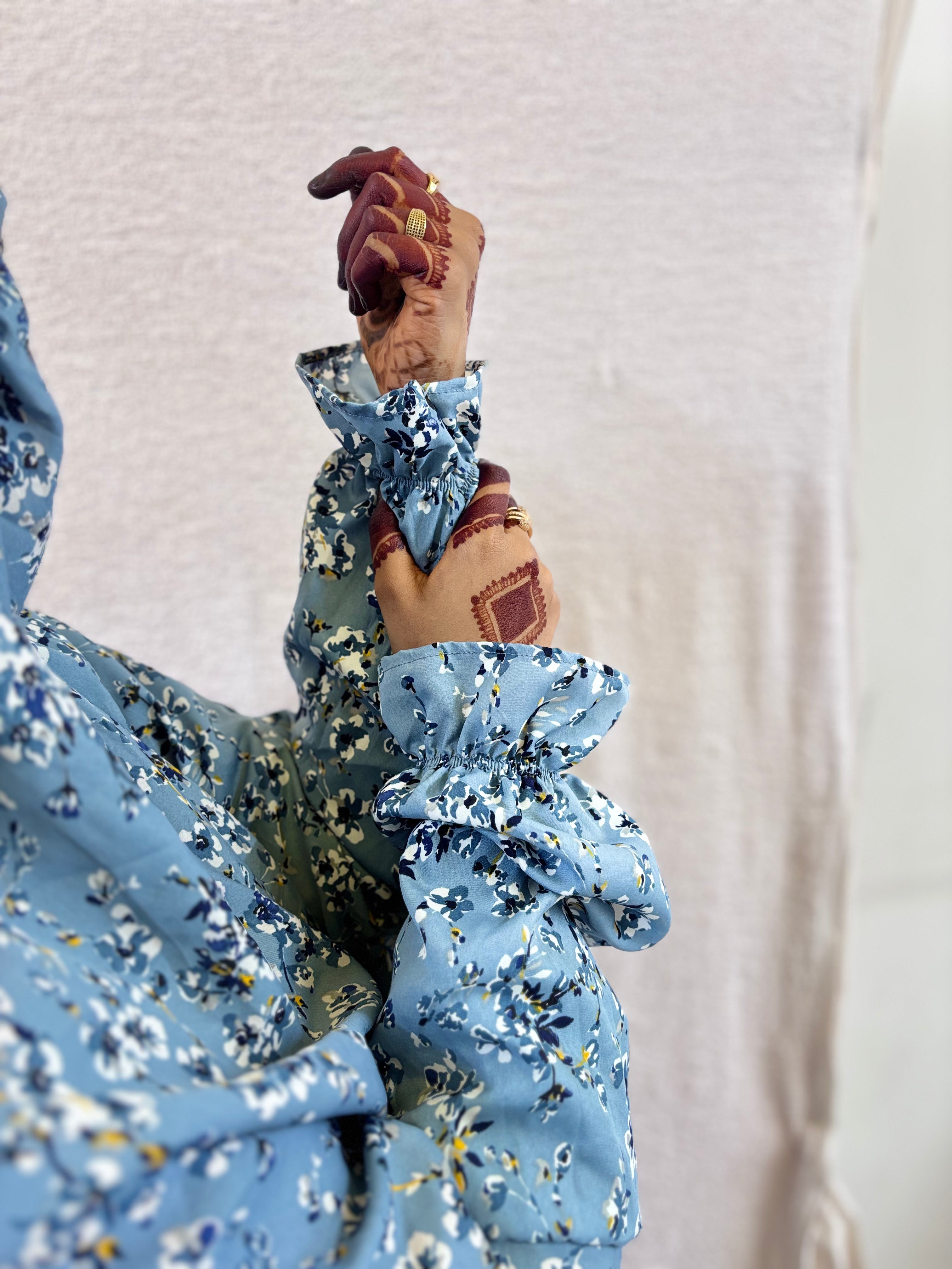 Graceful floral salah  Dress