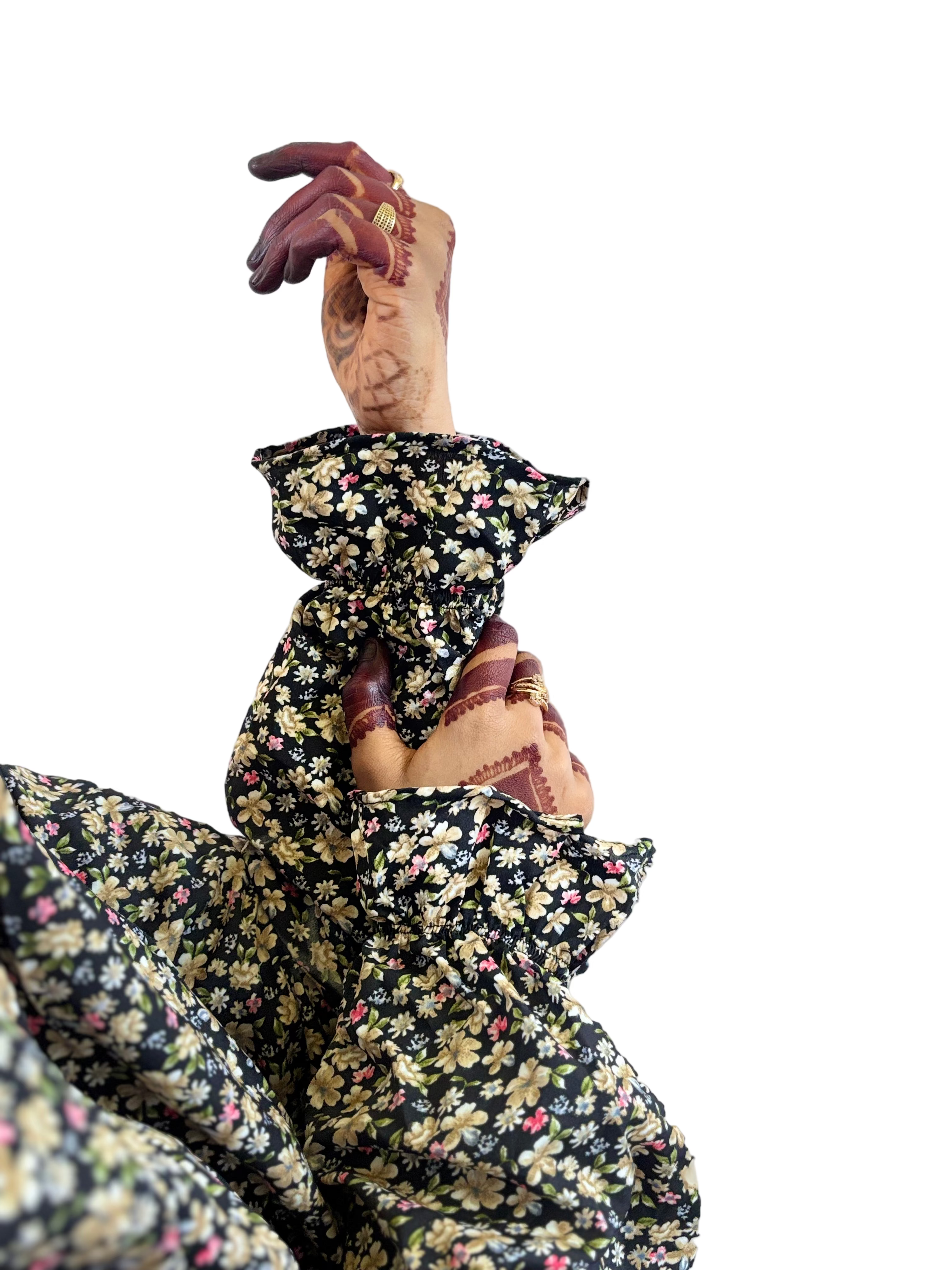 Graceful floral salah  Dress