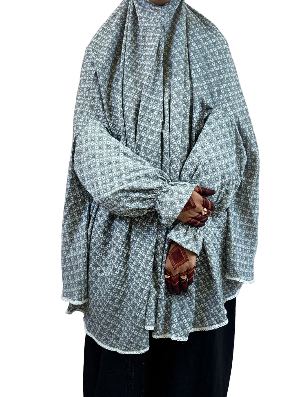 Graceful Floral Salah Dress