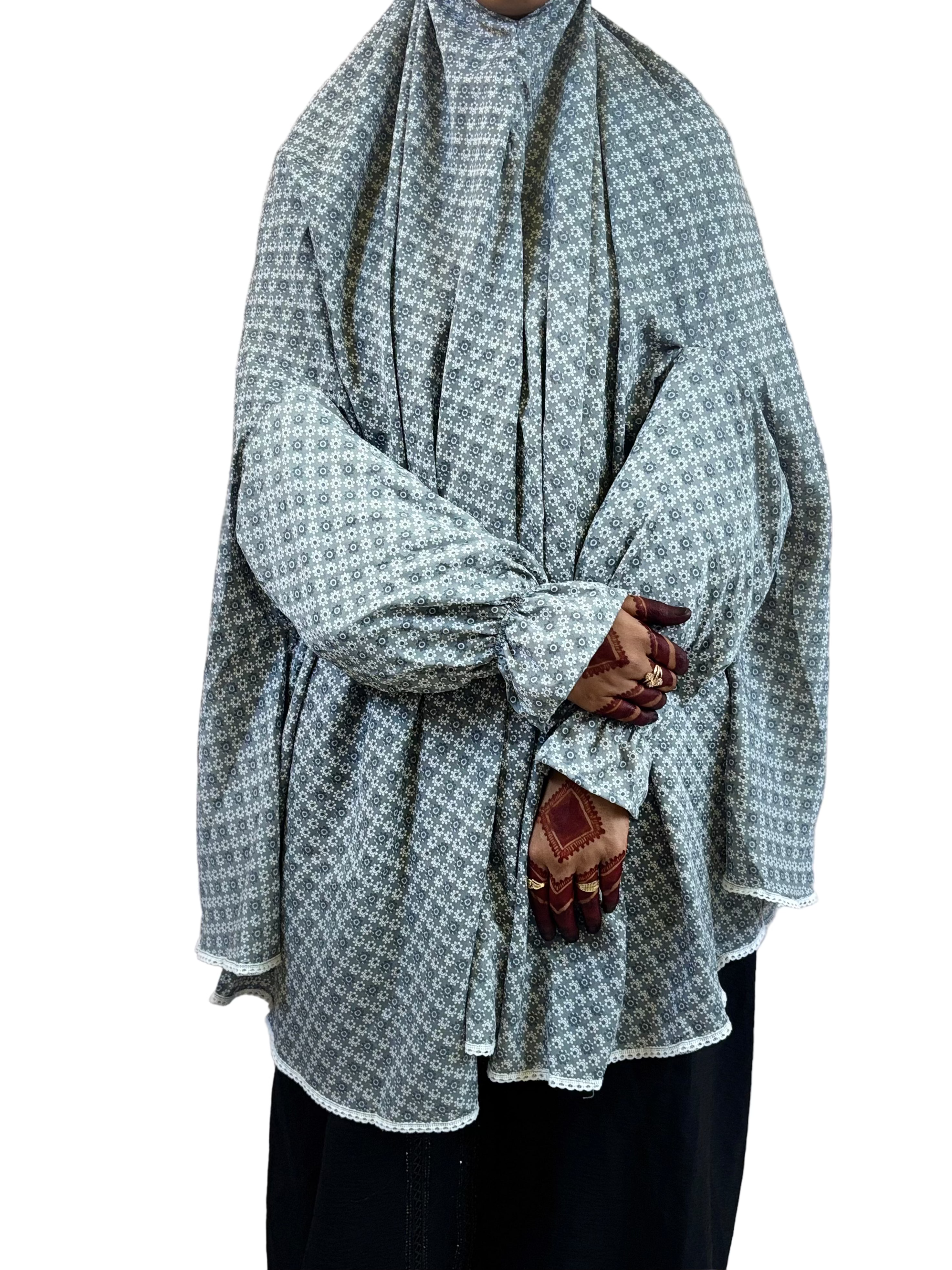 Graceful Floral Salah Dress