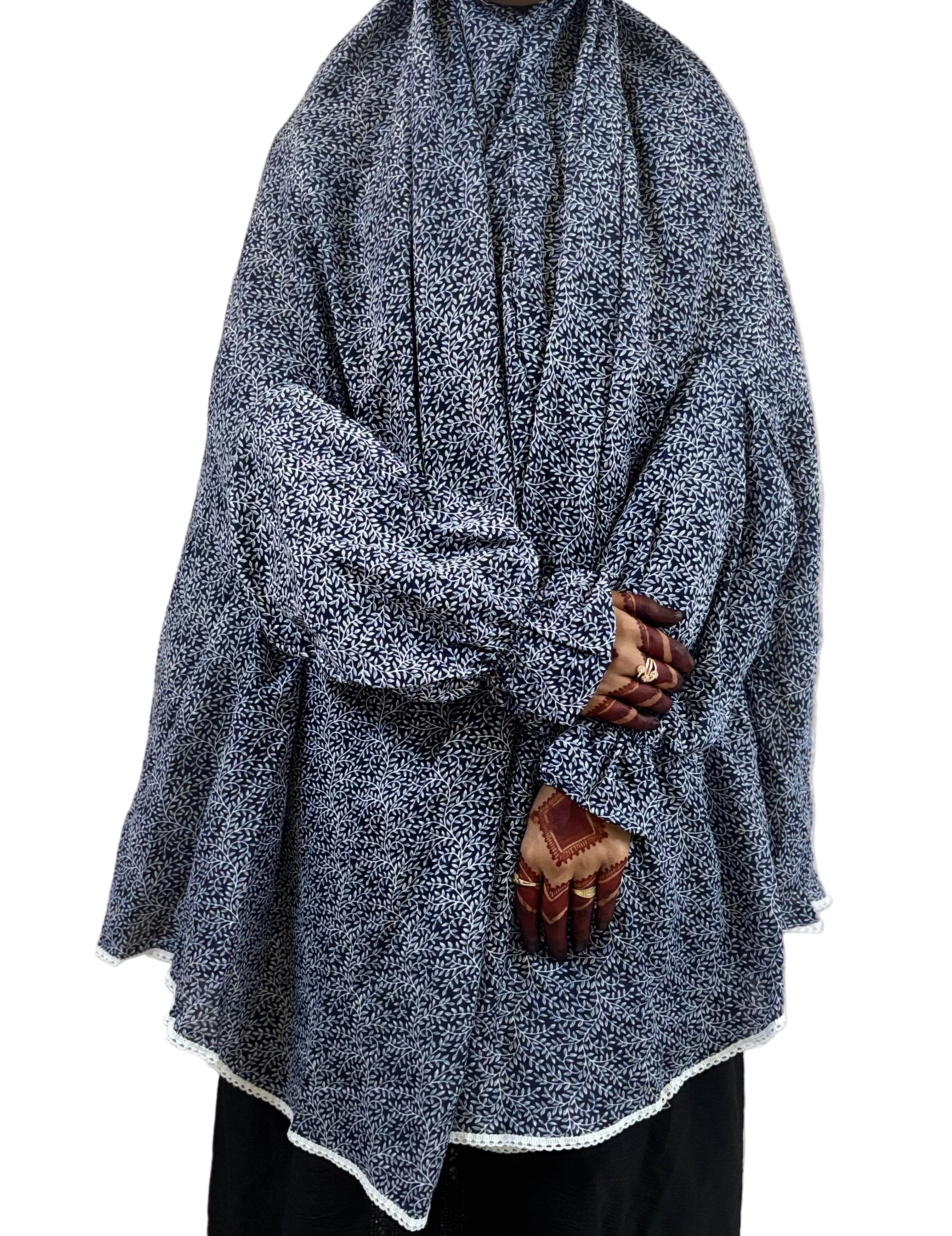 Graceful Floral Salah Dress