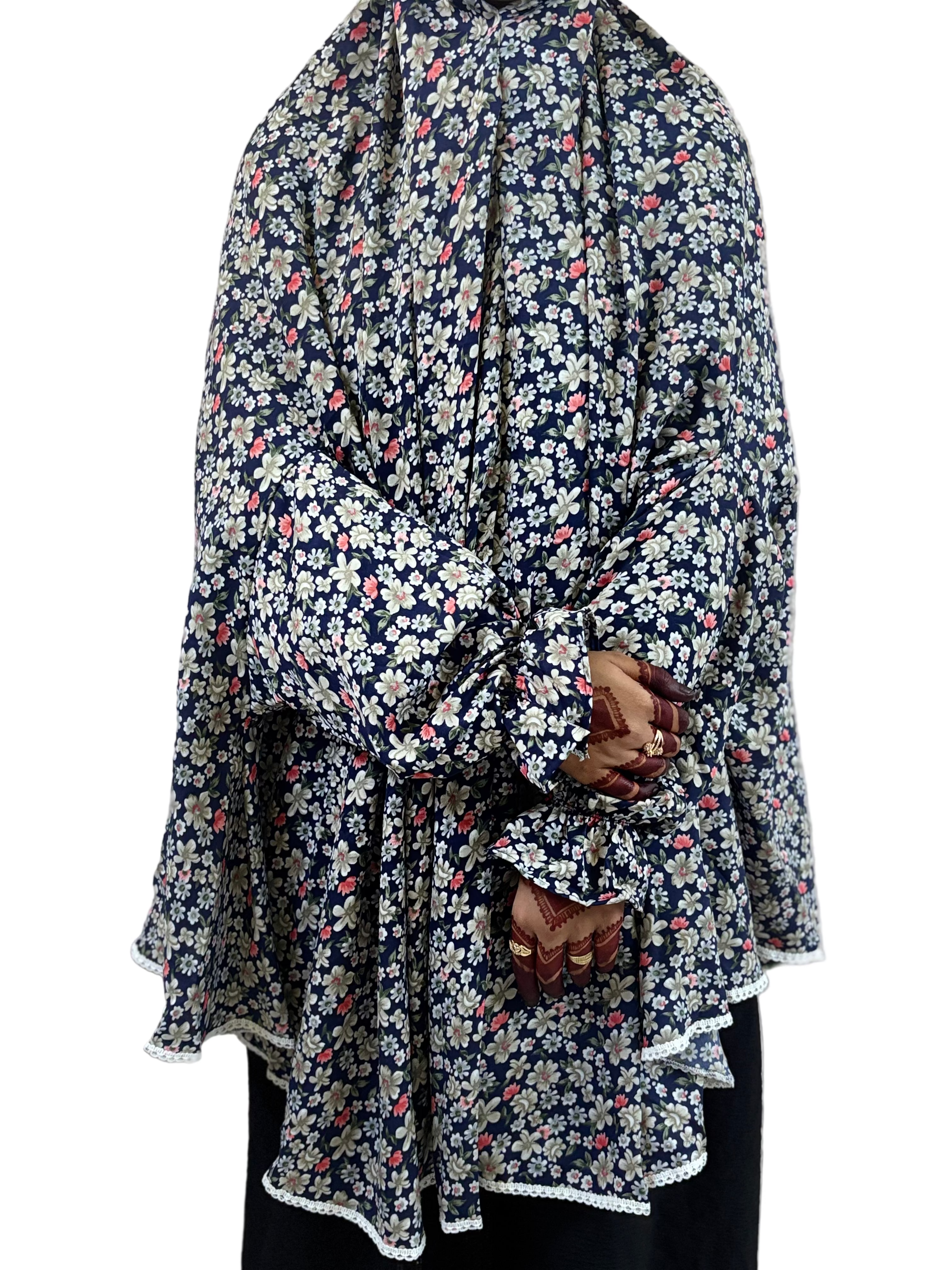Graceful Floral Salah Dress
