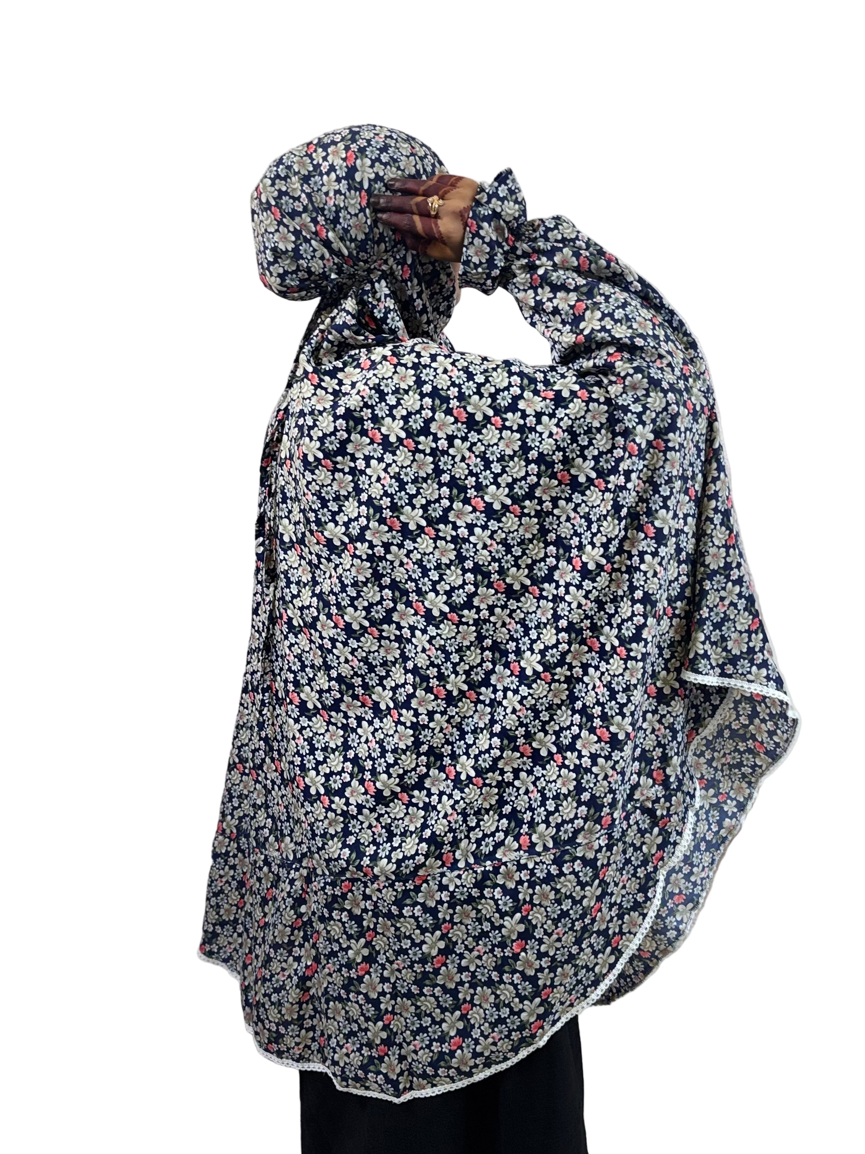 Graceful Floral Salah Dress