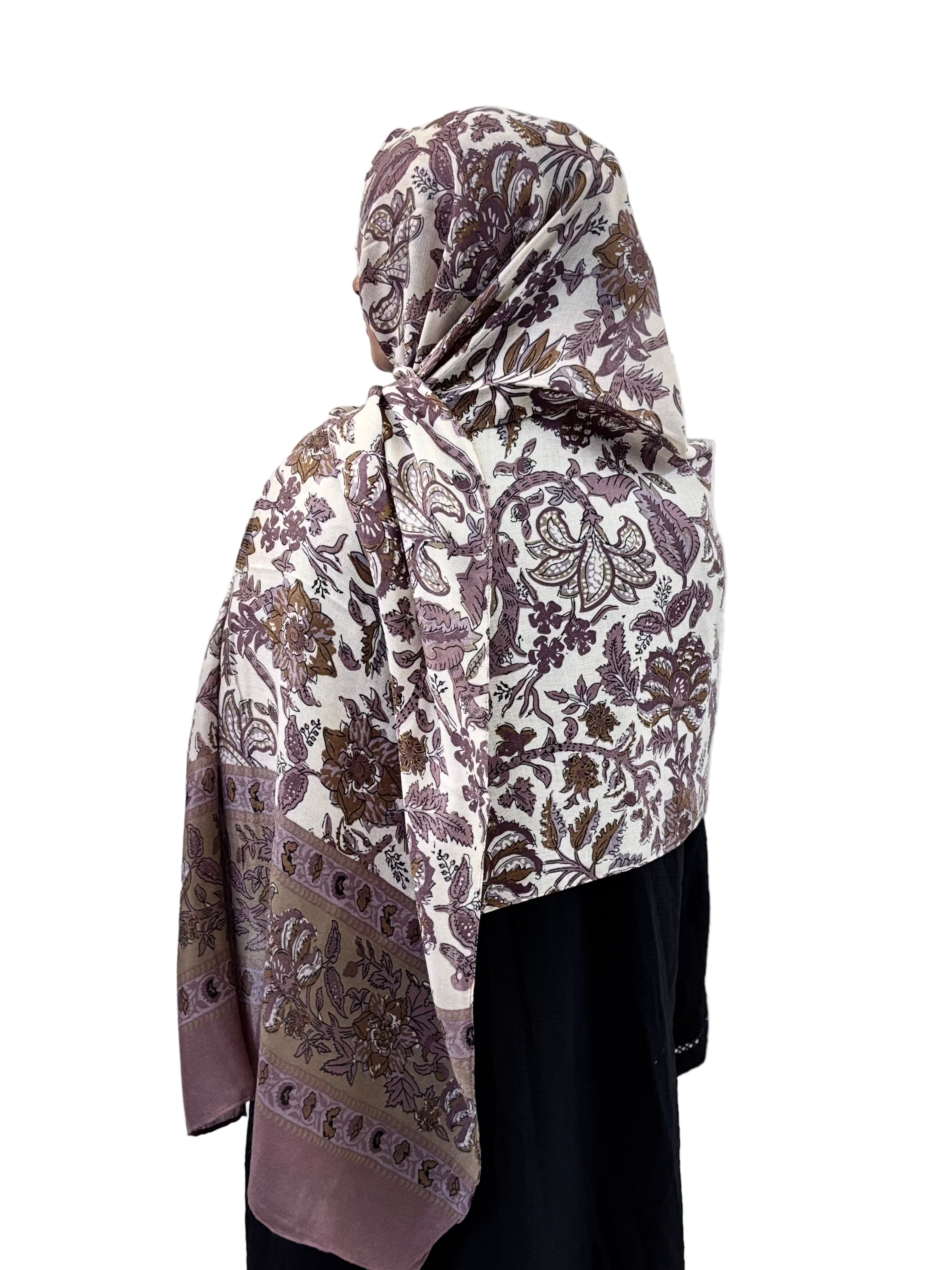 Luxury Printed Viscose Scarf