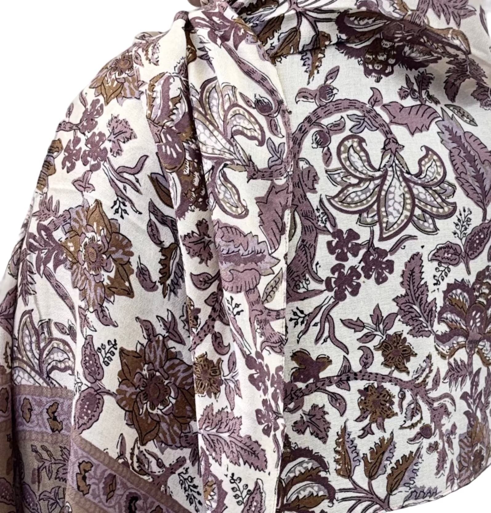 Luxury Printed Viscose Scarf