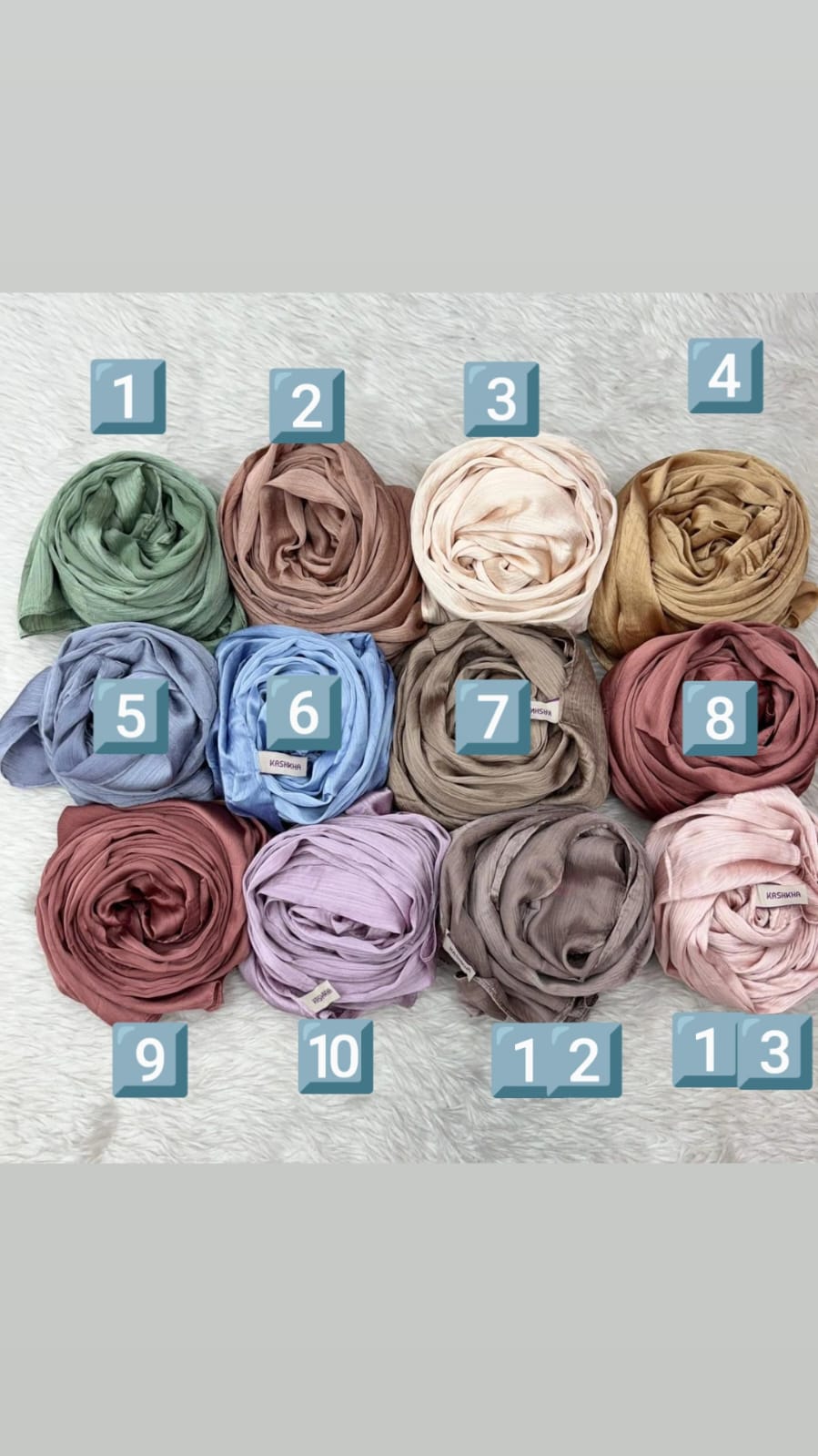 Muna Satin hijab that gives a luxurious and elegant look to make you stand out in every occasion.