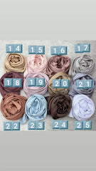Muna Satin hijab that gives a luxurious and elegant look to make you stand out in every occasion.