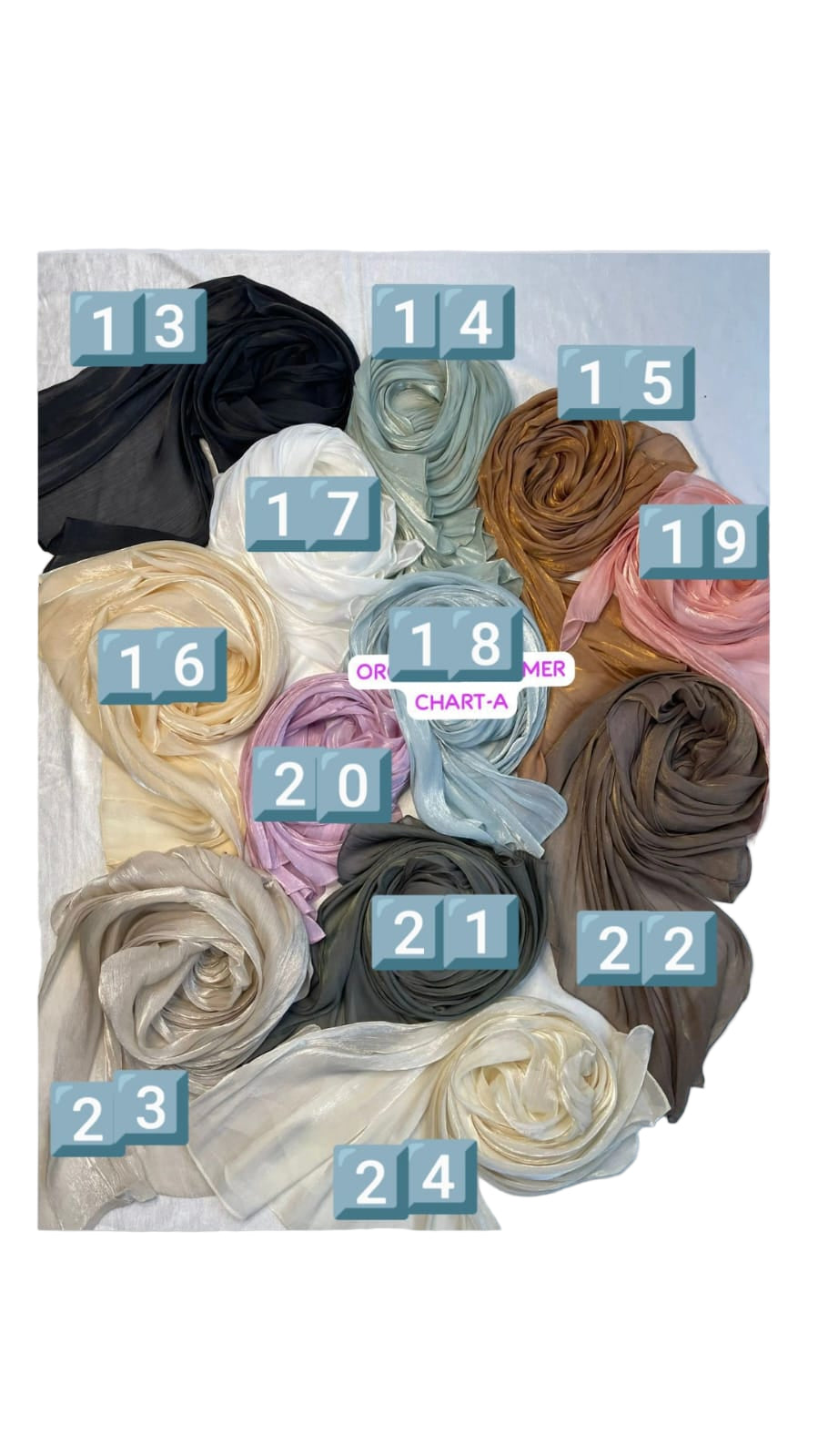 Elegant Organza Hijab