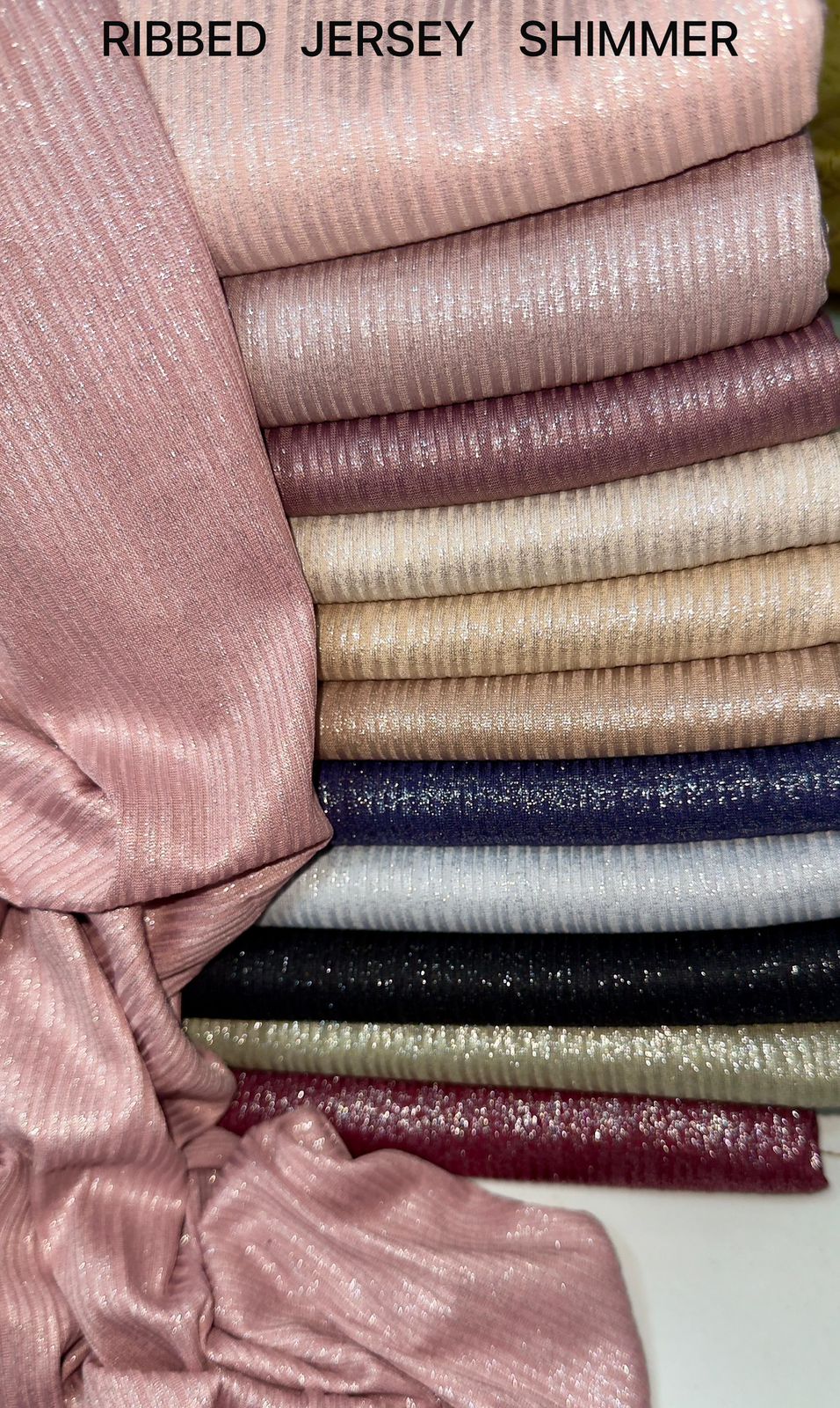 Shimmer in Style - Jersey Hijab ✨