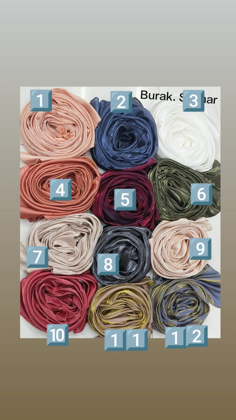 Elegant Burak Shimmer Hijab ✨