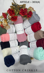 cotton crinckled hijabs [dm before placing your order]
