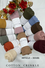 cotton crinckled hijabs [dm before placing your order]