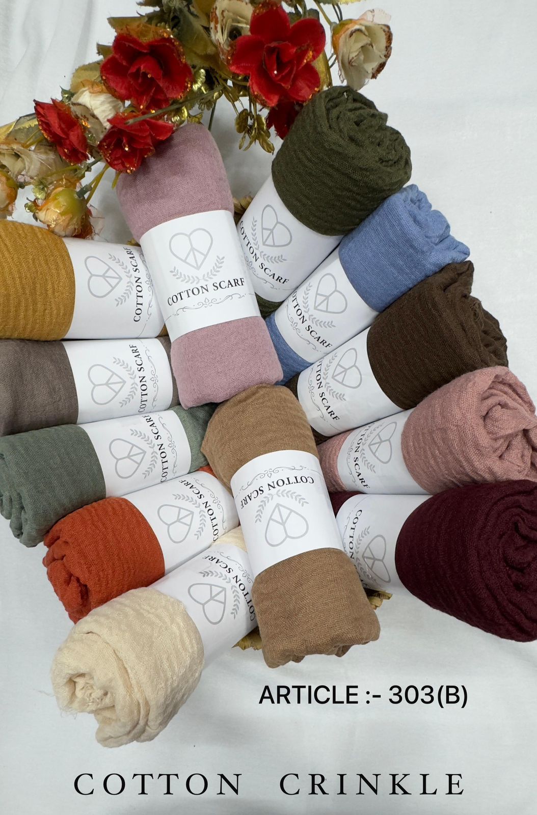 cotton crinckled hijabs [dm before placing your order]