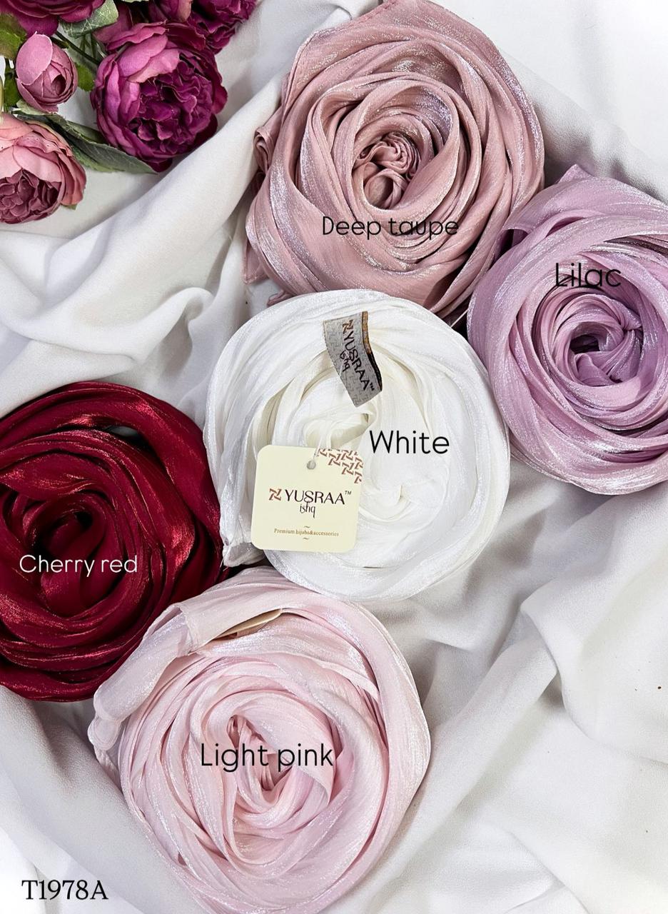 Premium shimmer organza