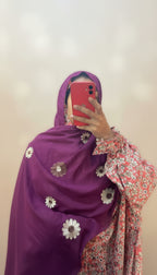 Georgette sunflower hijabs